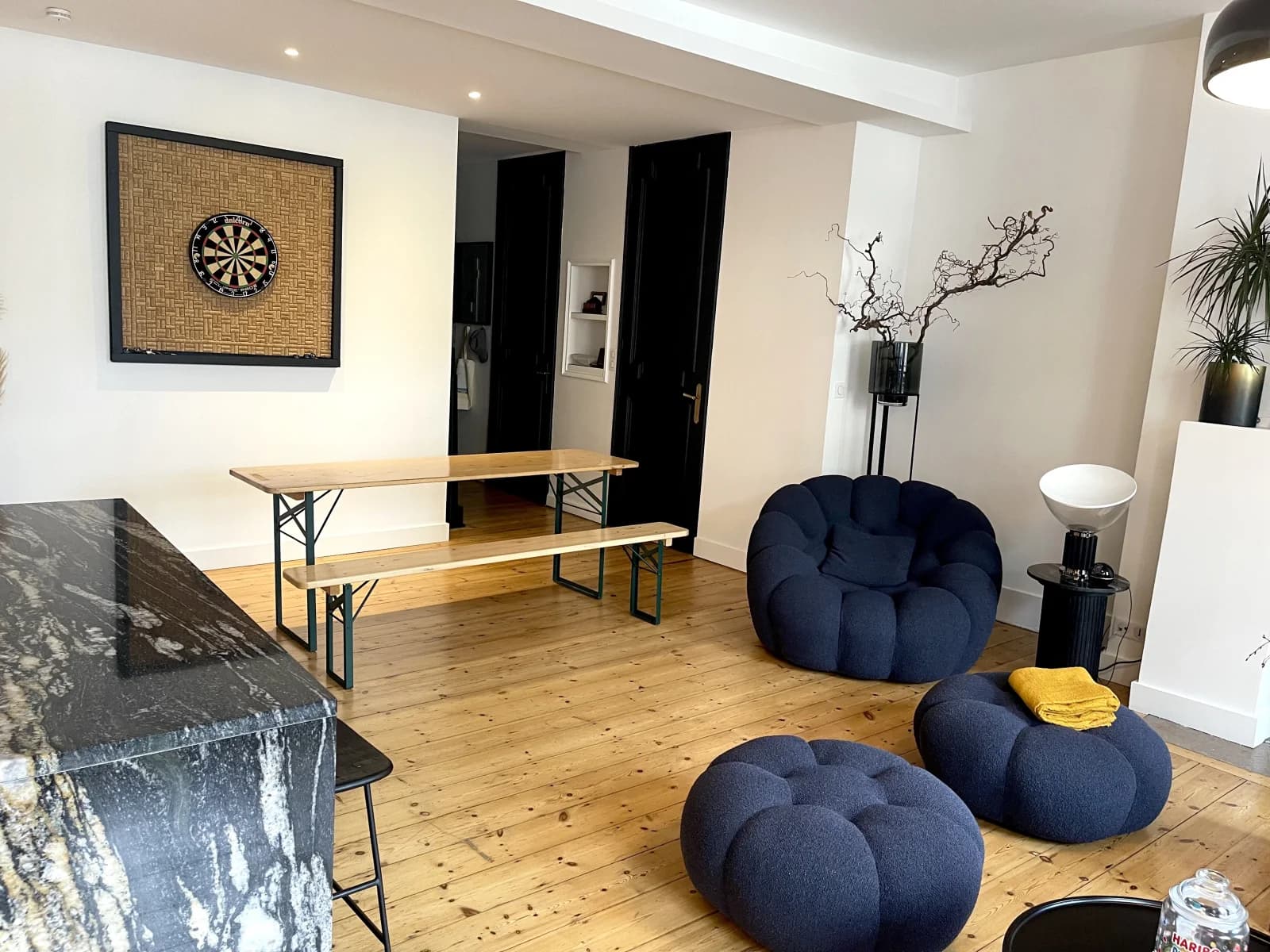 Living room in Cosy apartment in the center of Lille - 1