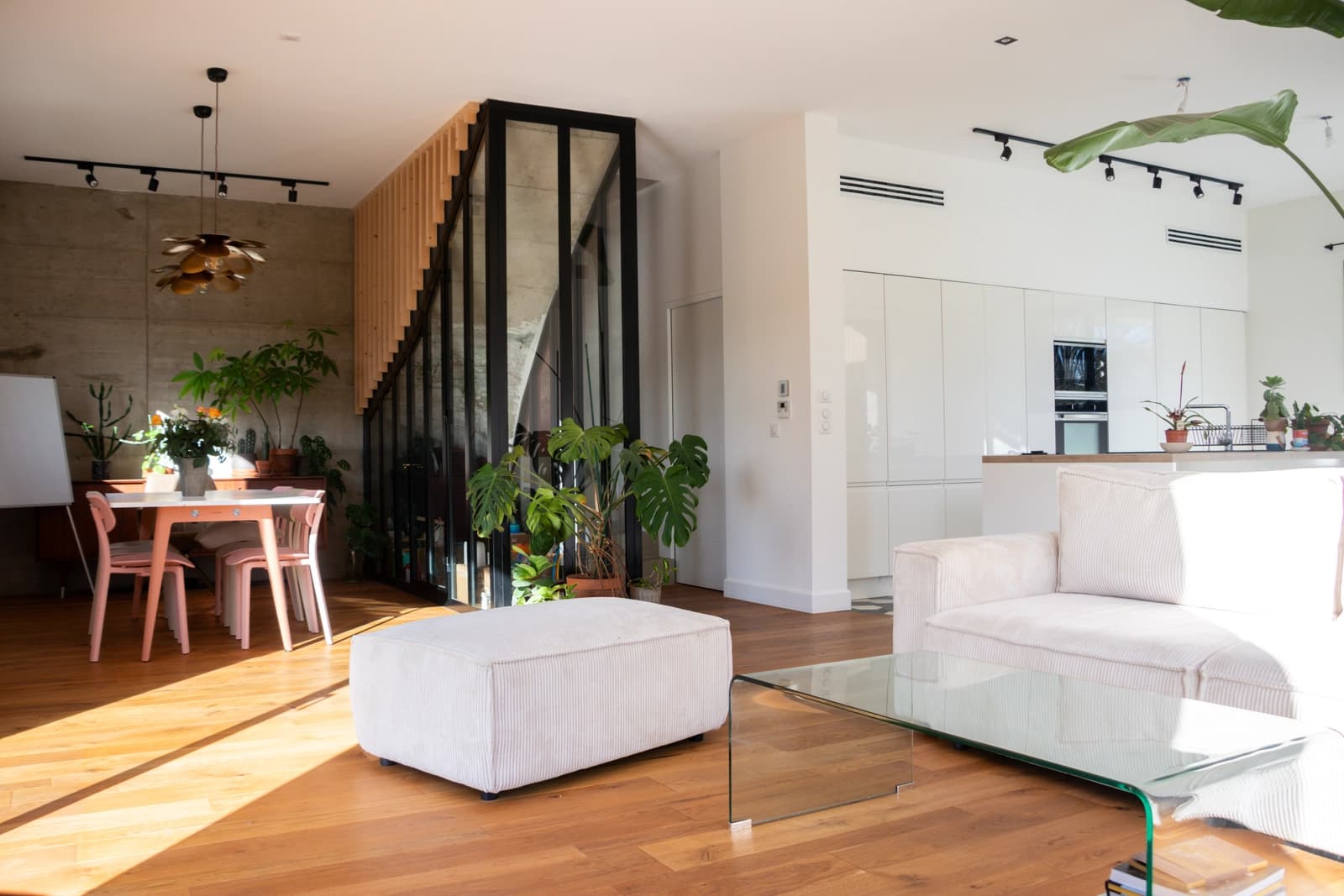 Espace Maison contemporaine avec jardin moderne - 0