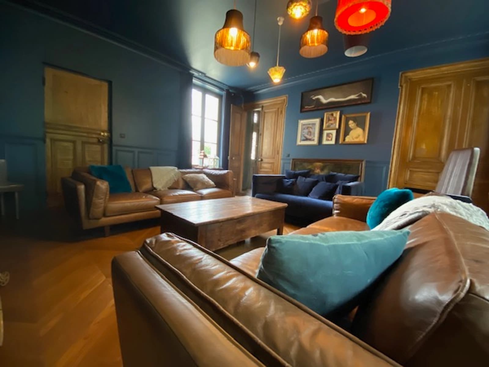 Salon dans Vaste demeure au vert pour s'inspirer et créer - 1