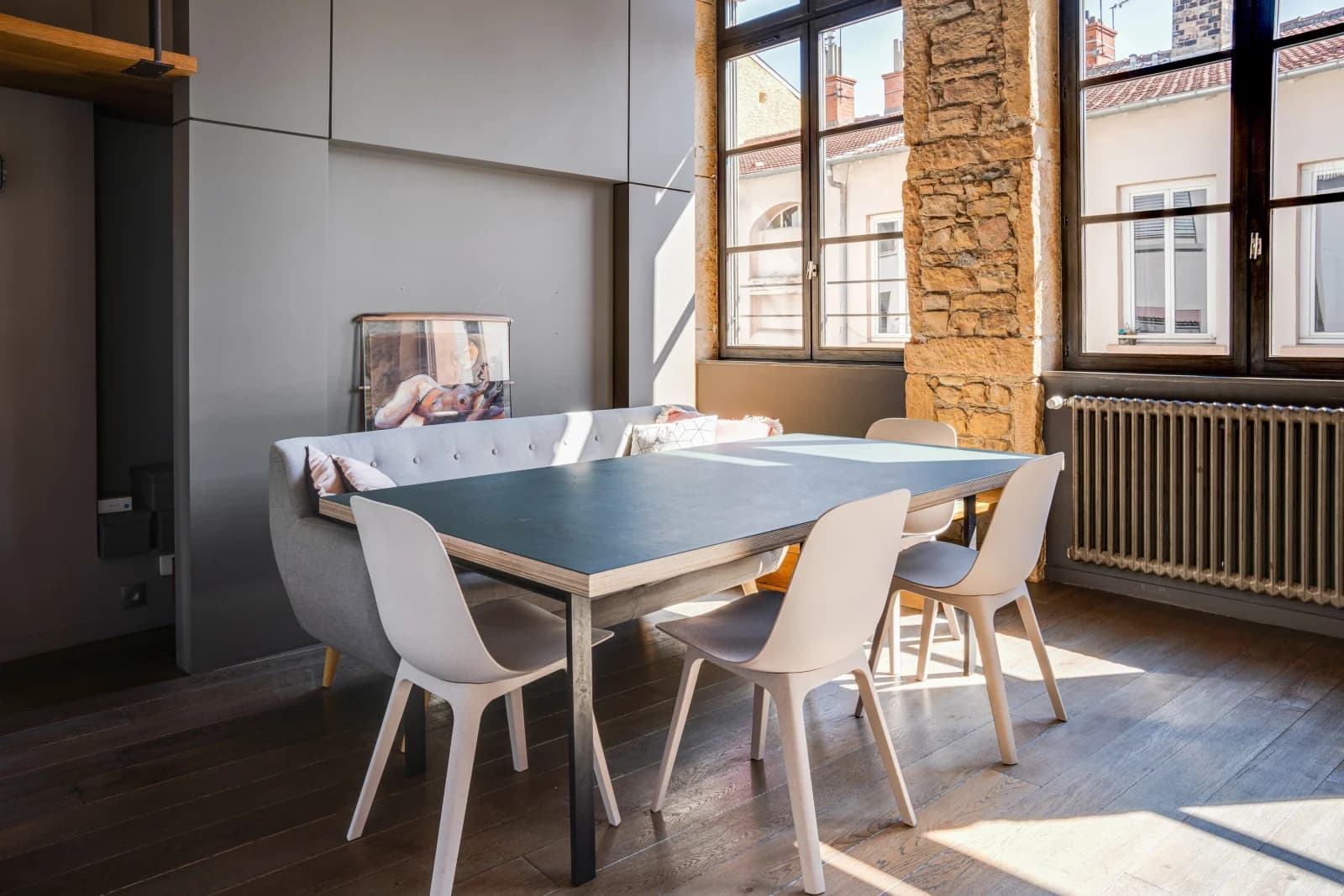 Meeting room in Apartment Canut Loft style - Renov architect - 1