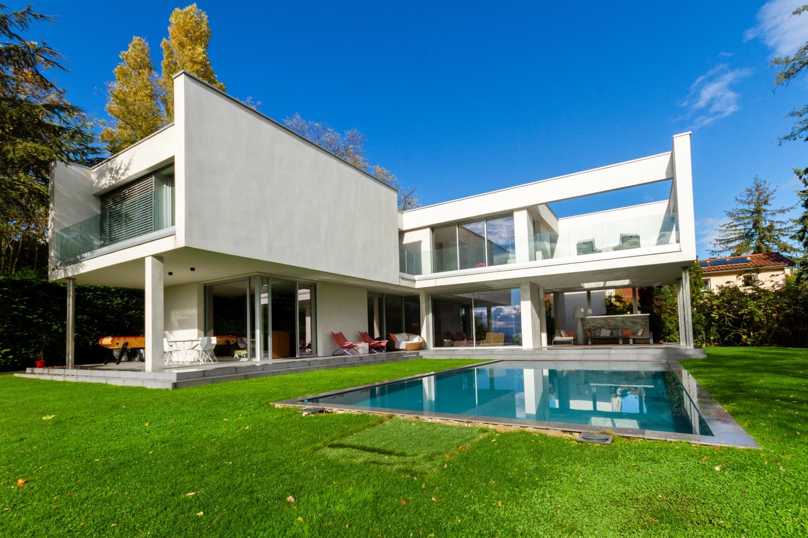 Salle de réunion dans Maison contemporaine avec vue unique sur Lyon - 1