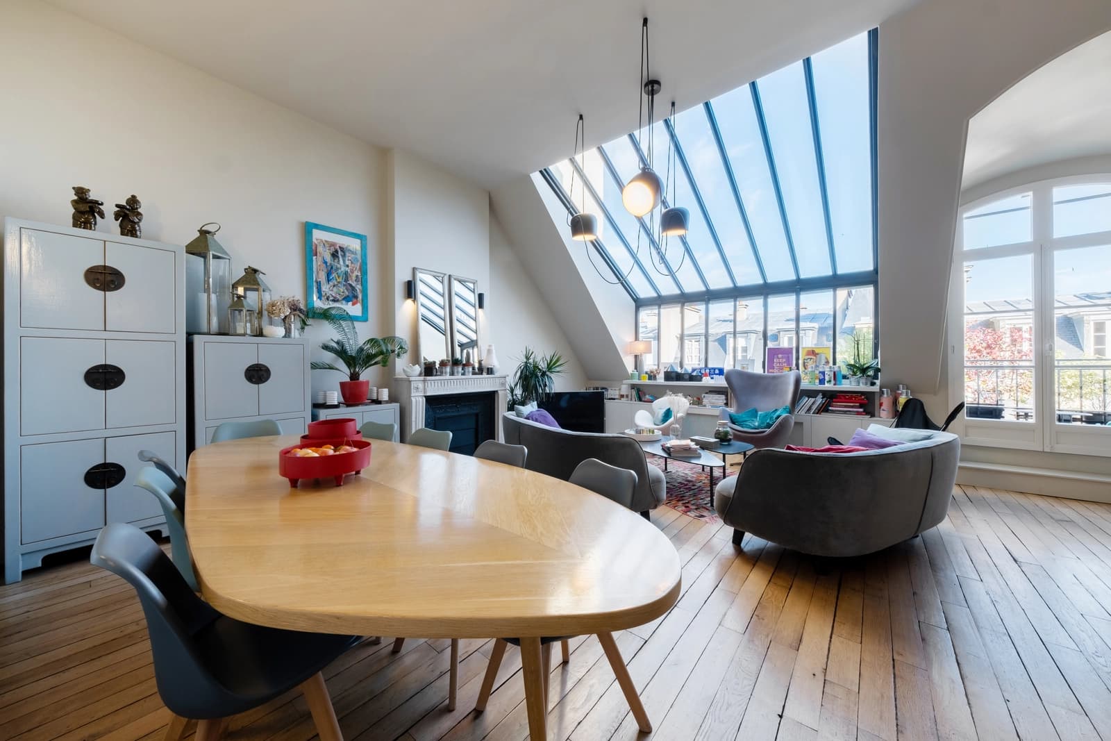Salle de réunion dans Duplex sous verrière avec sa terrasse privative - 1