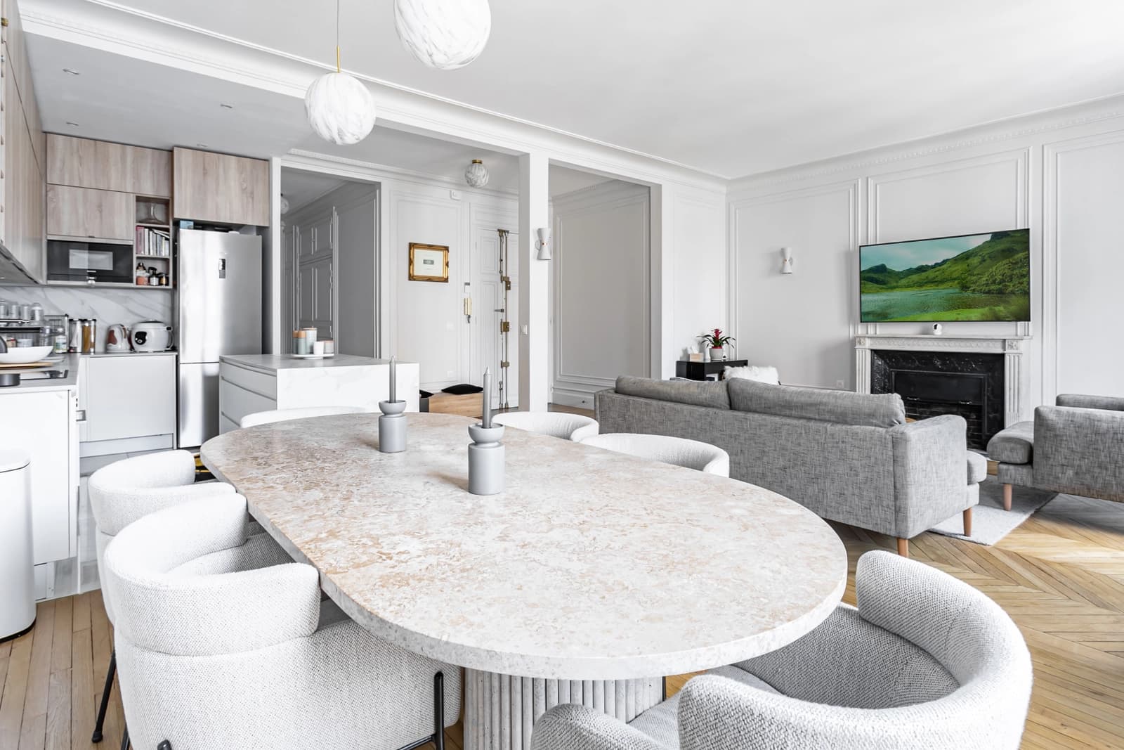 Espace Appartement parisien très lumineux au design épuré - 1