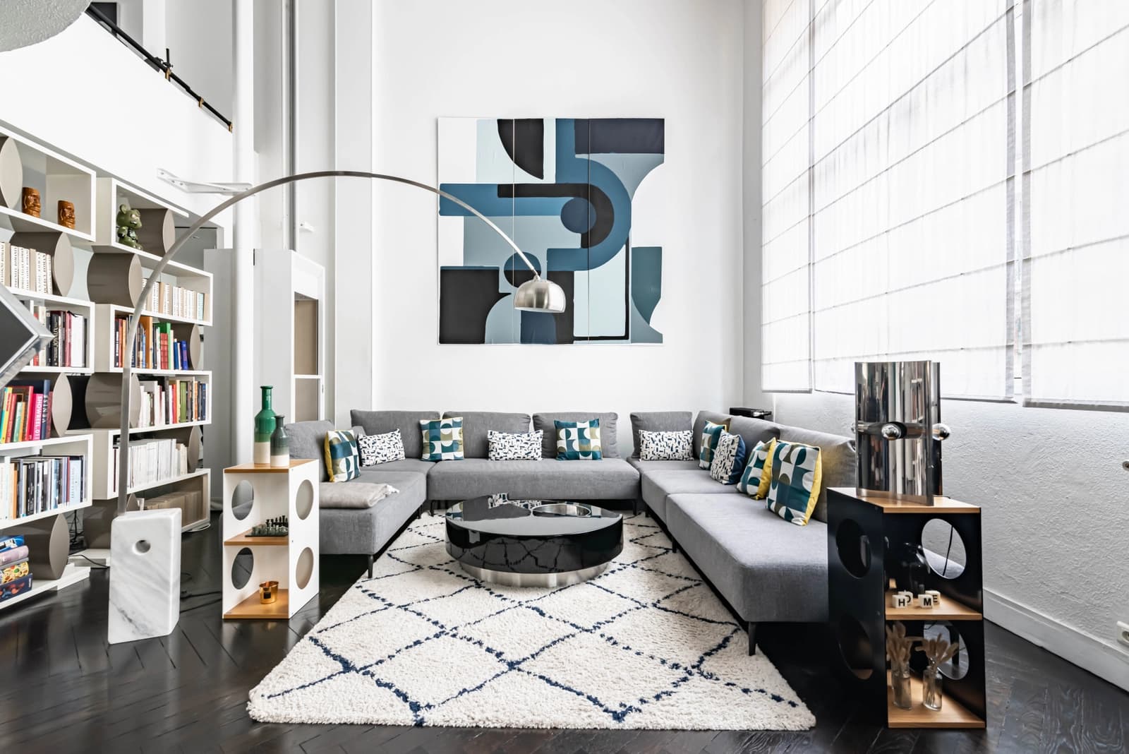 Living room in Artist's studio 120 m² - Trocadero - 1