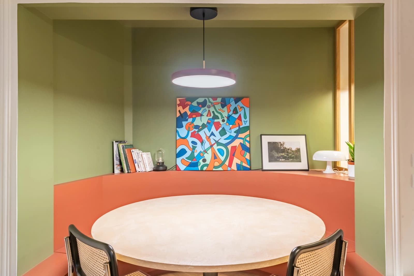 Salle de réunion dans Magnifique appartement d'architecte, design unique - 1