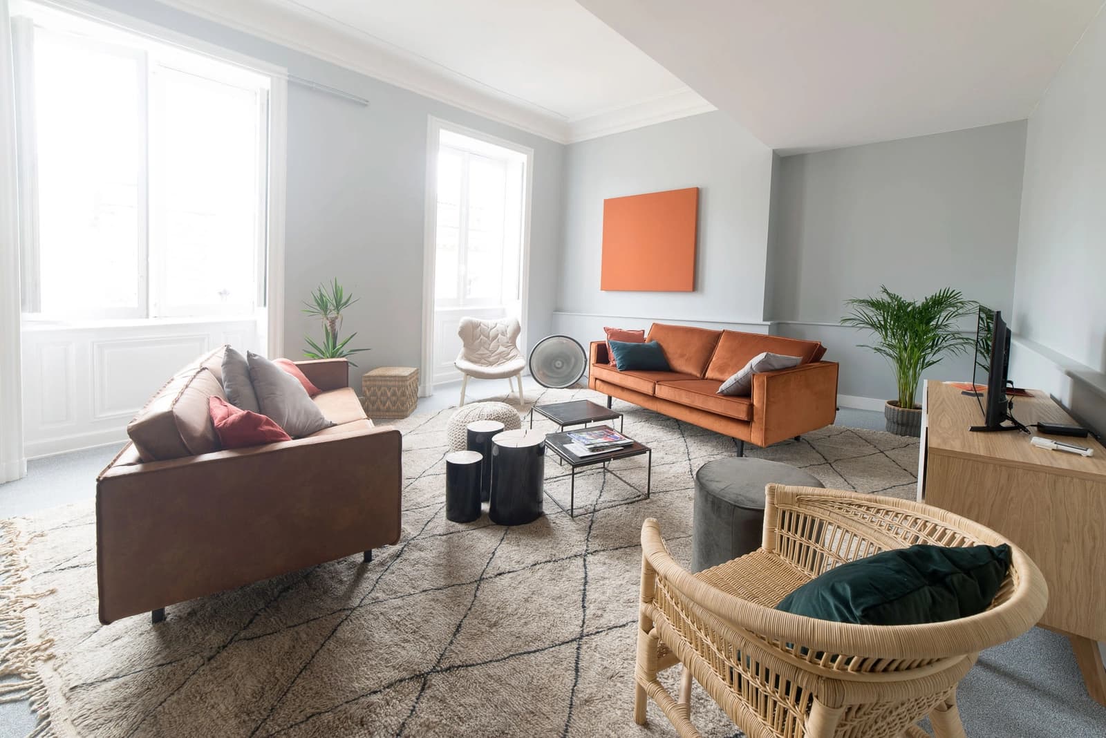 Salon dans Diamant sur Canapés: un lieu chic et inspirant - 1