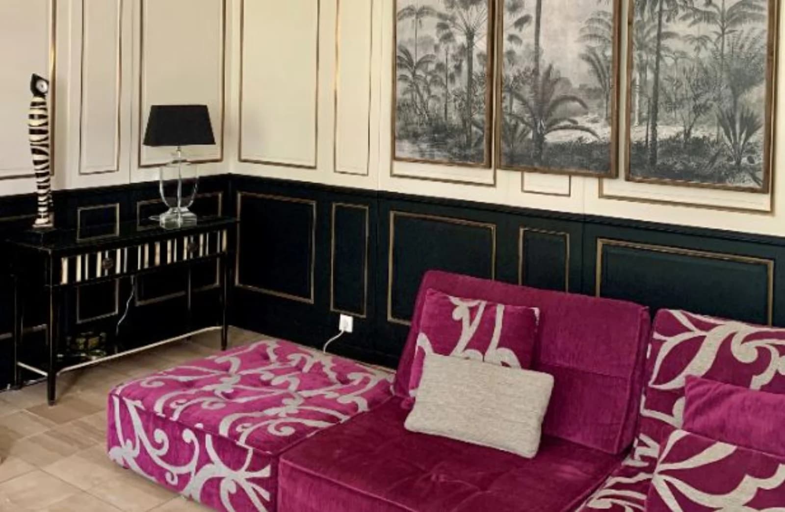 Salon dans Manoir de style malouin, une perle près de Dinan - 1
