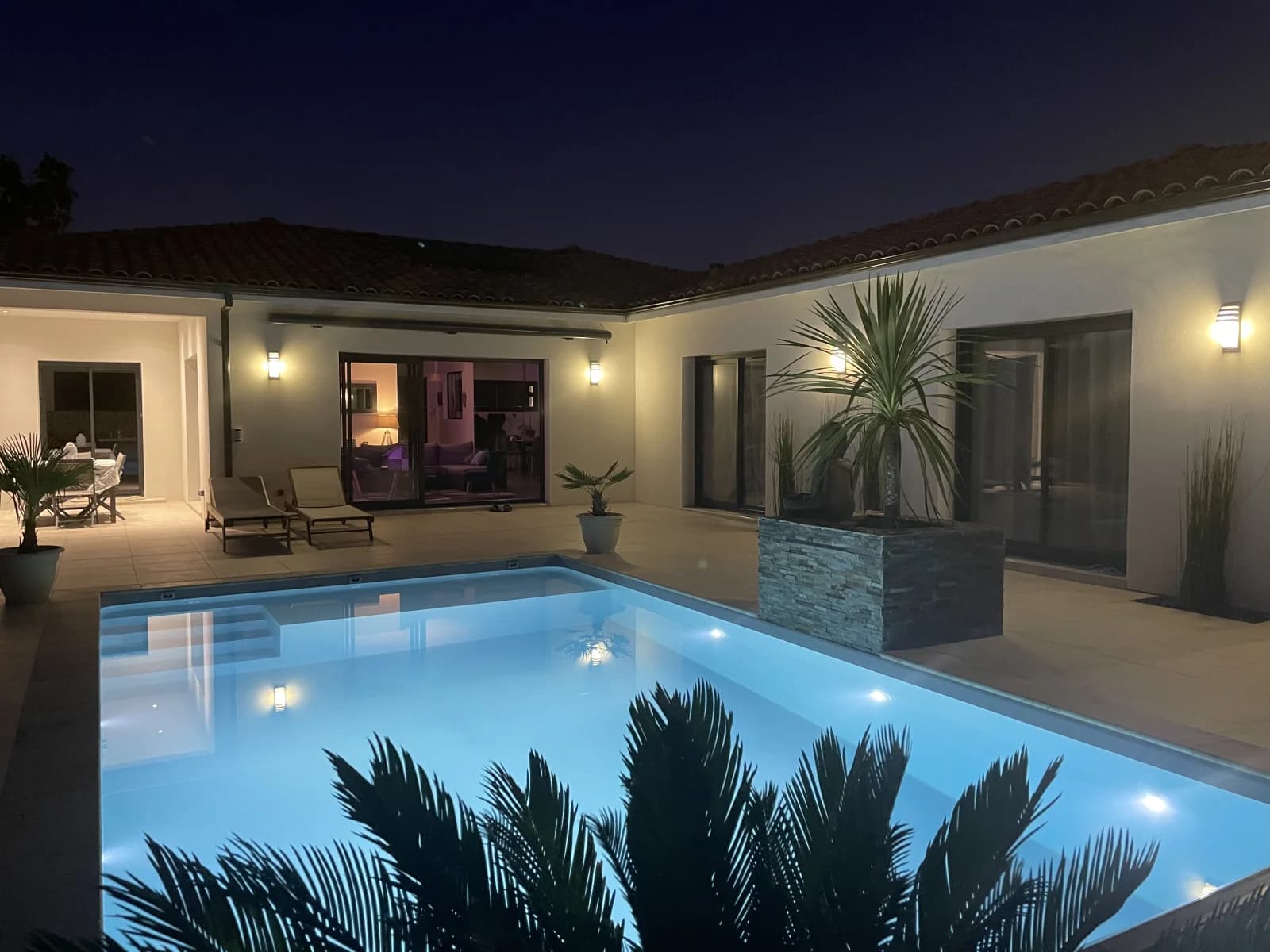 Space Contemporary villa with pool near Bordeaux - 4