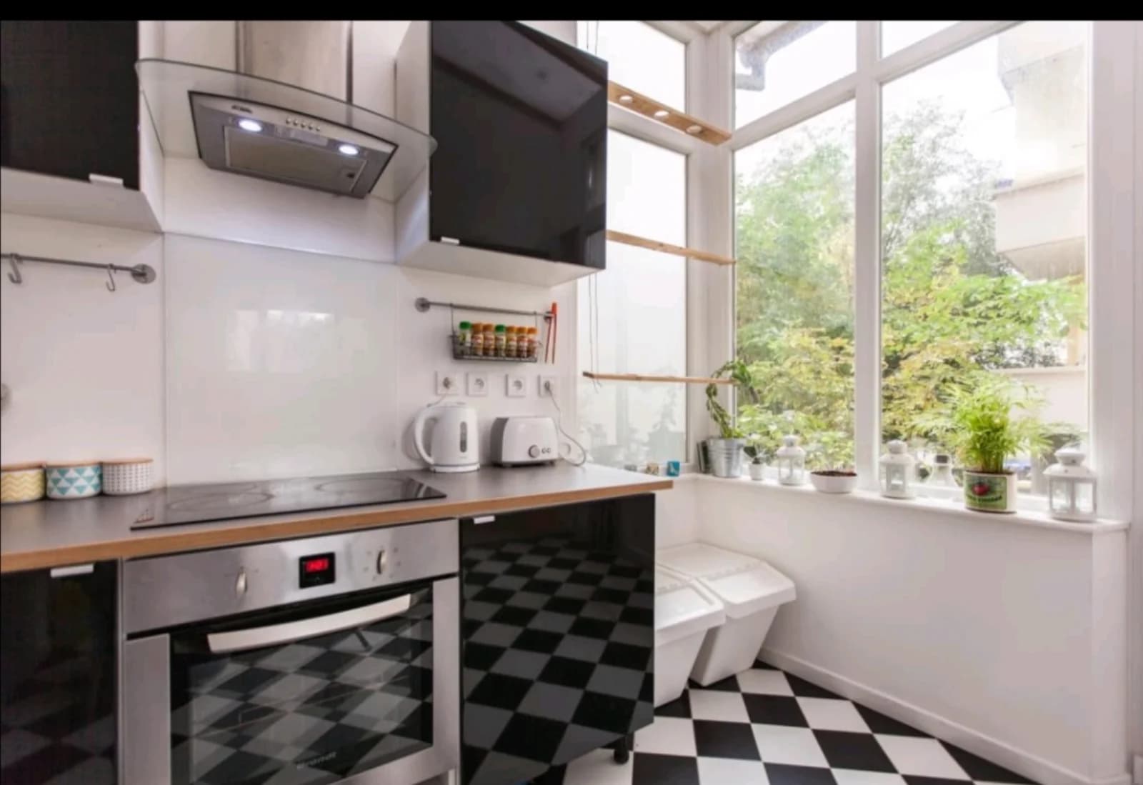Kitchen in Cosy and bright space Strasbourg Orangerie - 1