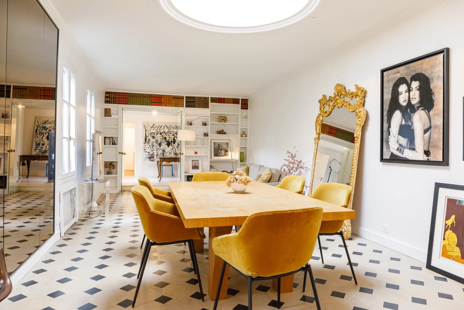 Salle de réunion dans Anciens bains-douches privés transformés en appartement - 1