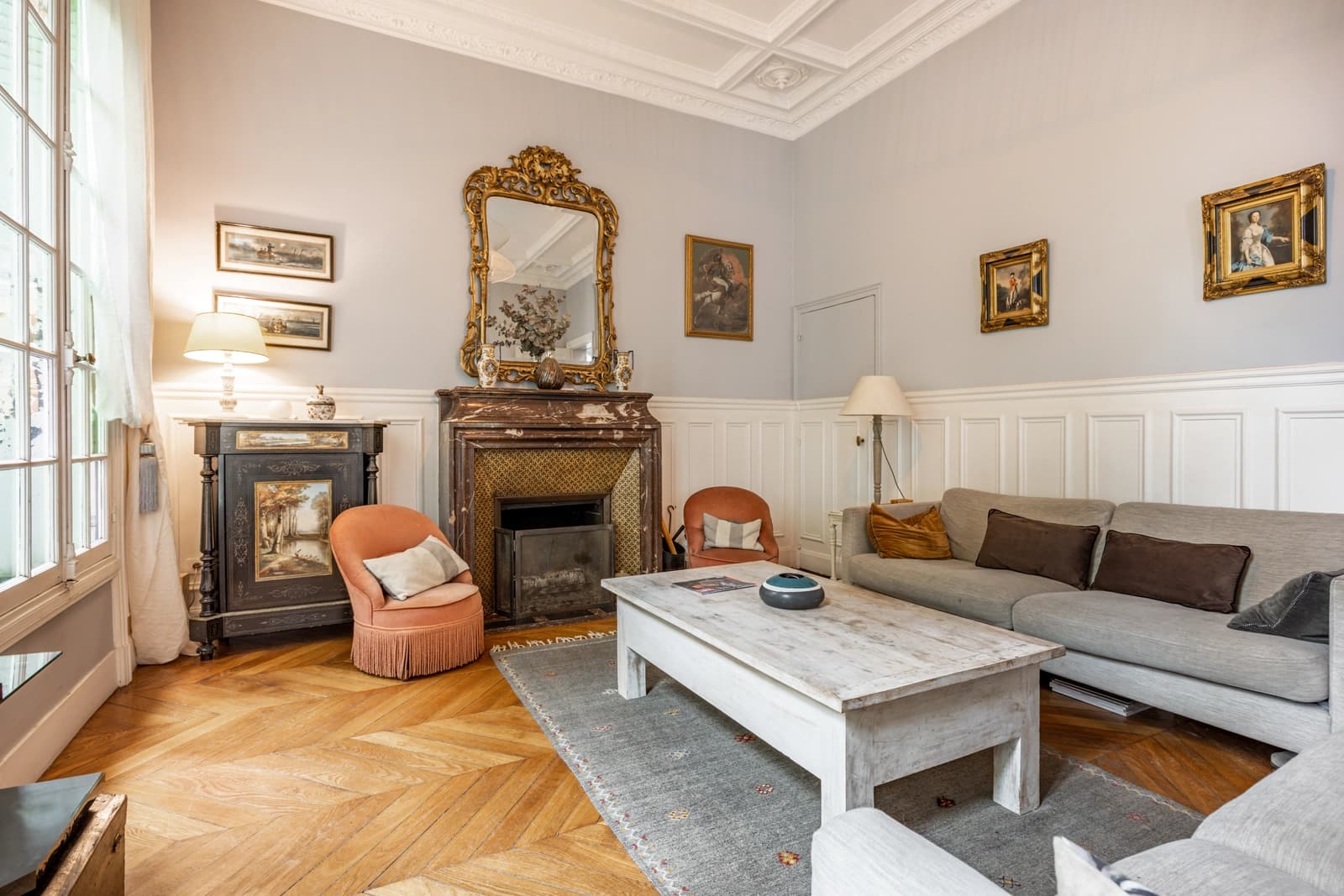 Salon dans Maison de maître de 1900, un cachet historique - 1