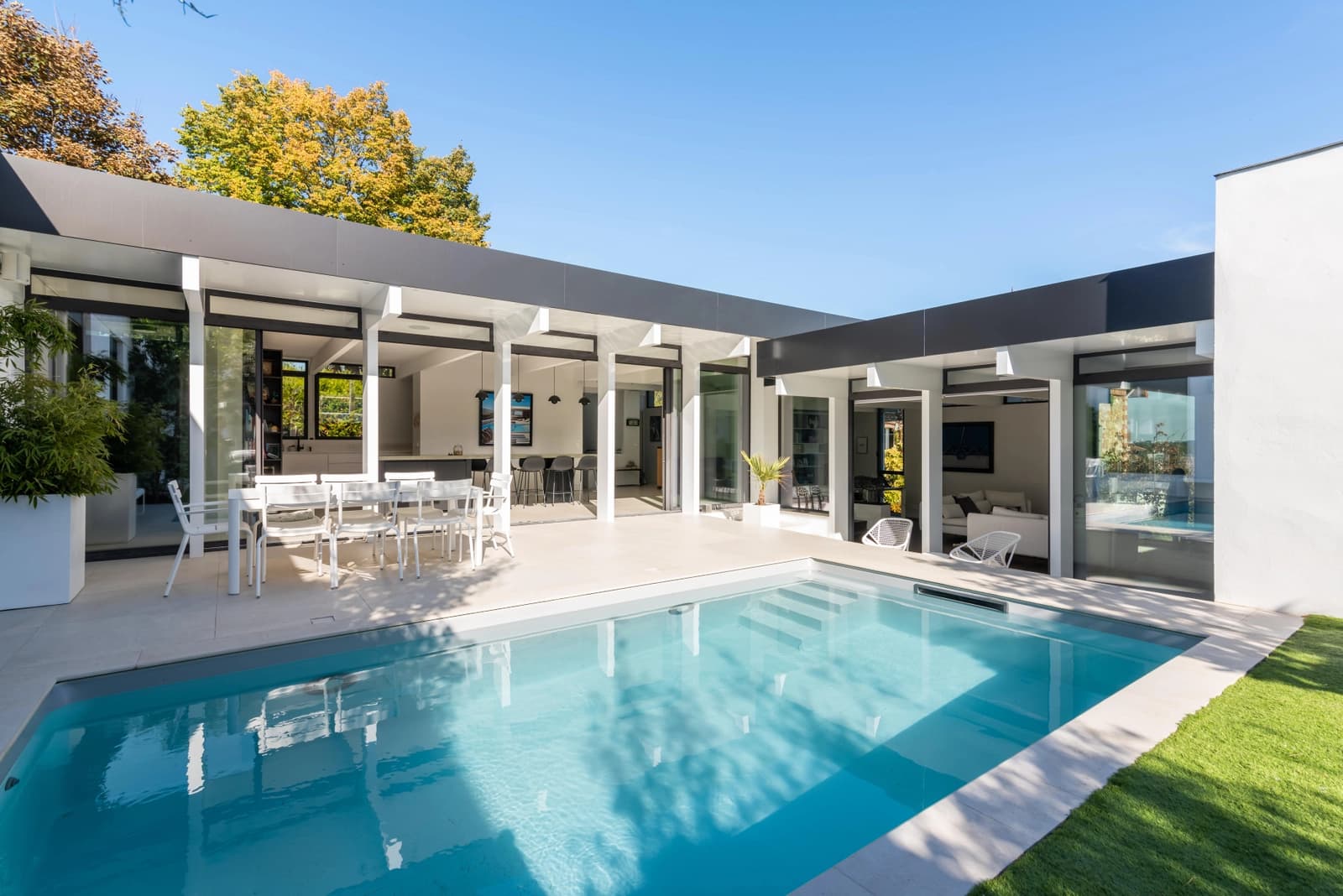 Salle de réunion dans Maison californienne avec piscine, à 10 min de Paris - 1