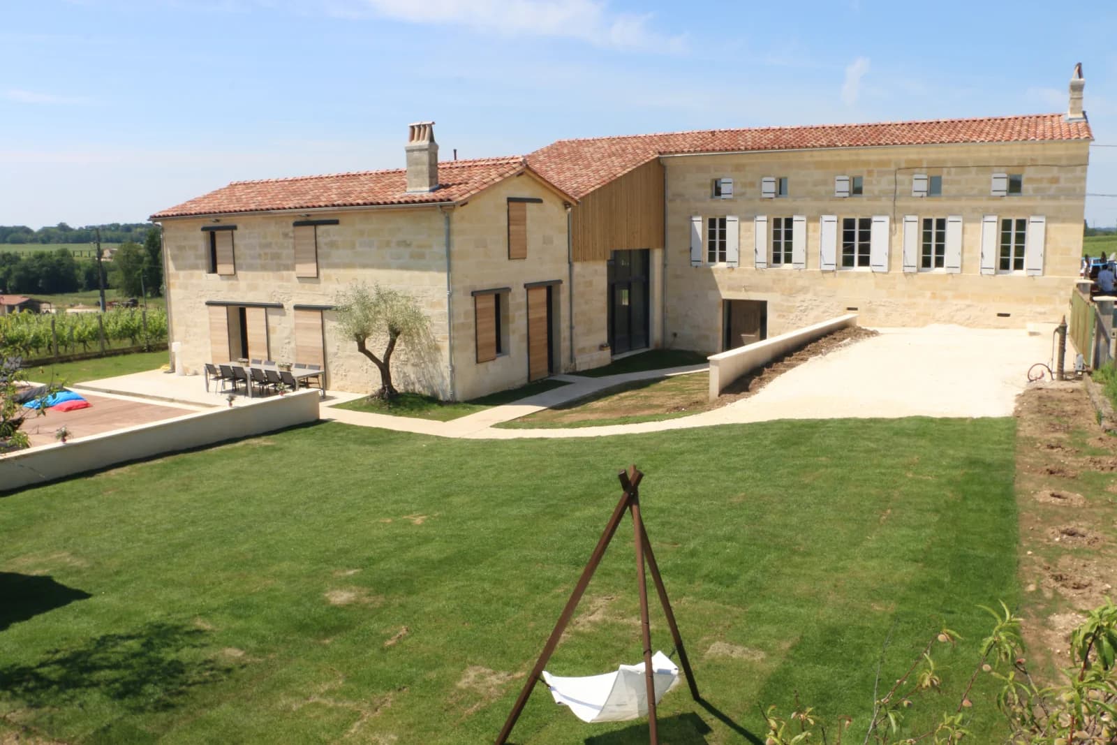 Meeting room in Saint-Emilion wine farm completely renovated - 1