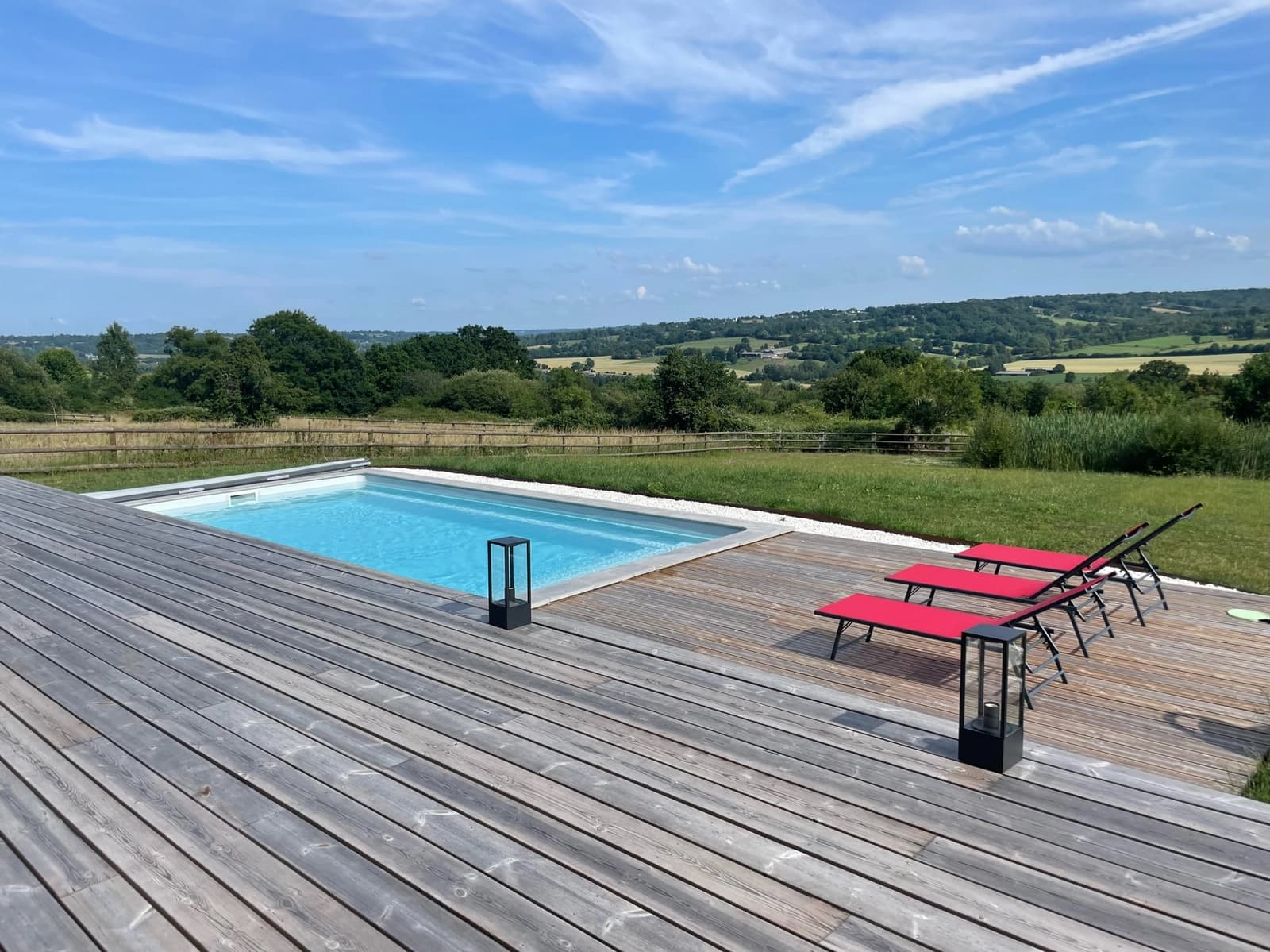 Salle de réunion dans Maison en bois avec piscine, une oasis de nature - 1