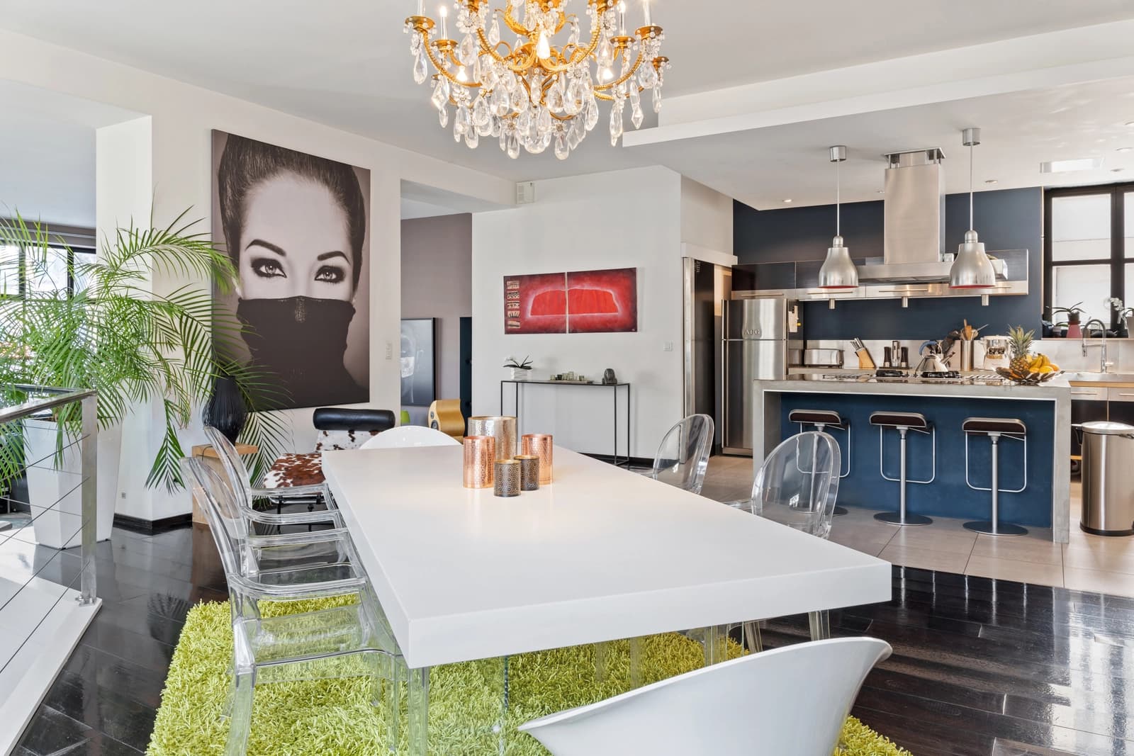 Kitchen in Atypical loft, hypercentre, chic and contemporary. - 1