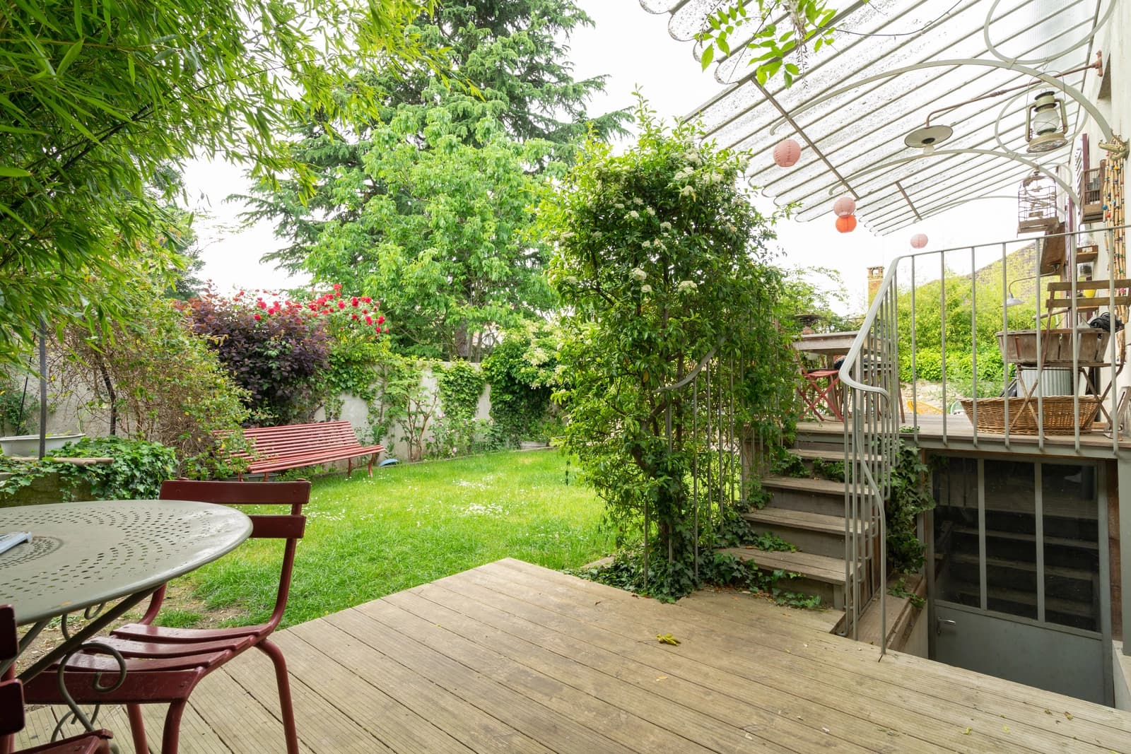 Salle de réunion dans Noisy-le-Grand: maison vintage à l'esprit bohème chic - 1