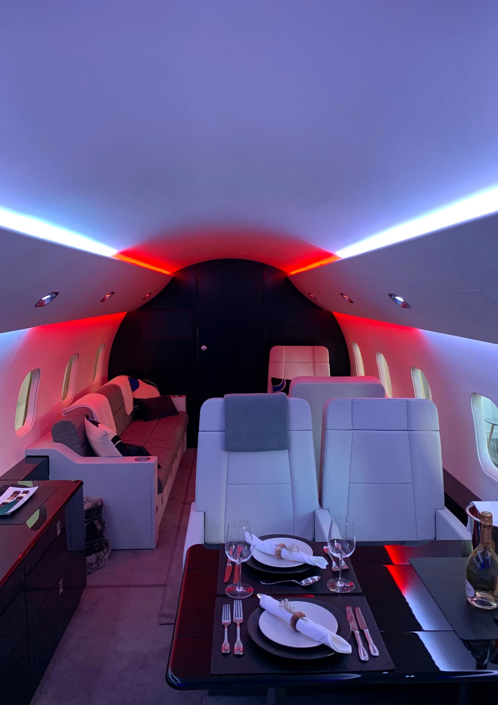 Meeting room in Interior of Jet Privé - 1