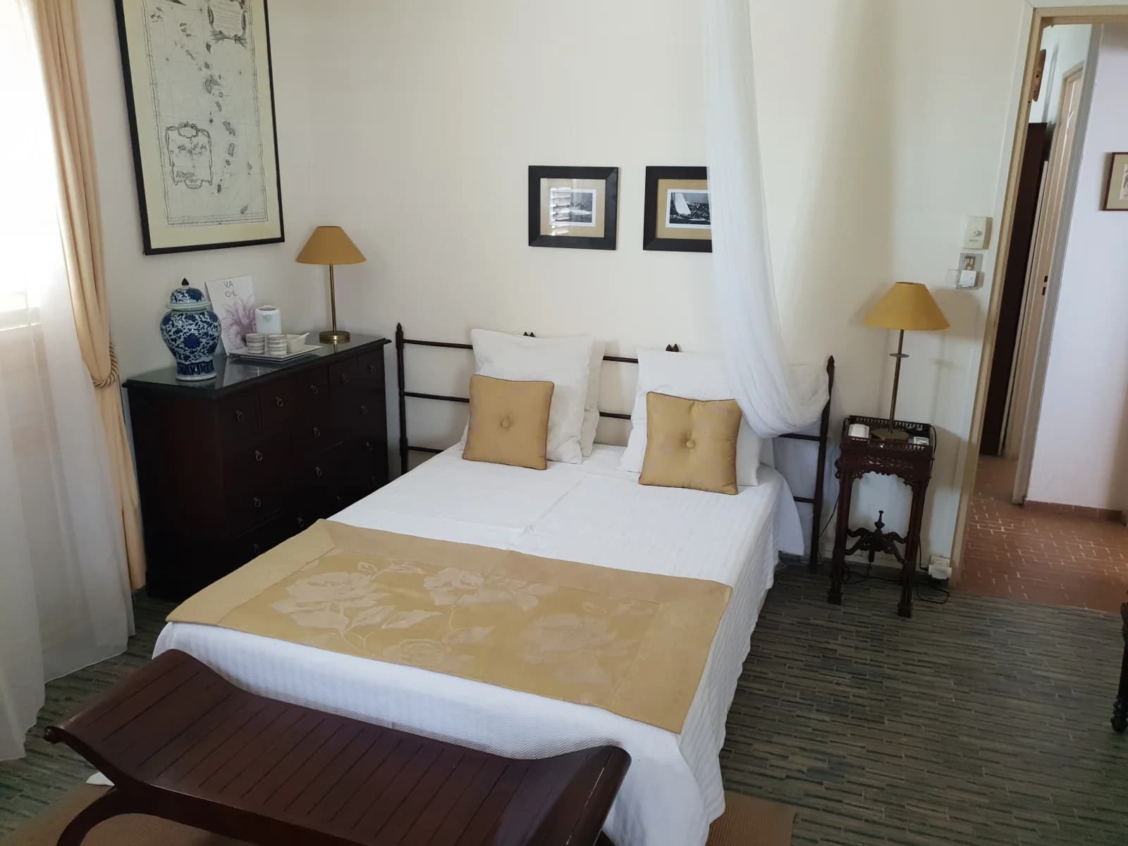 Bedroom in Villa Corail in Martinique - 1