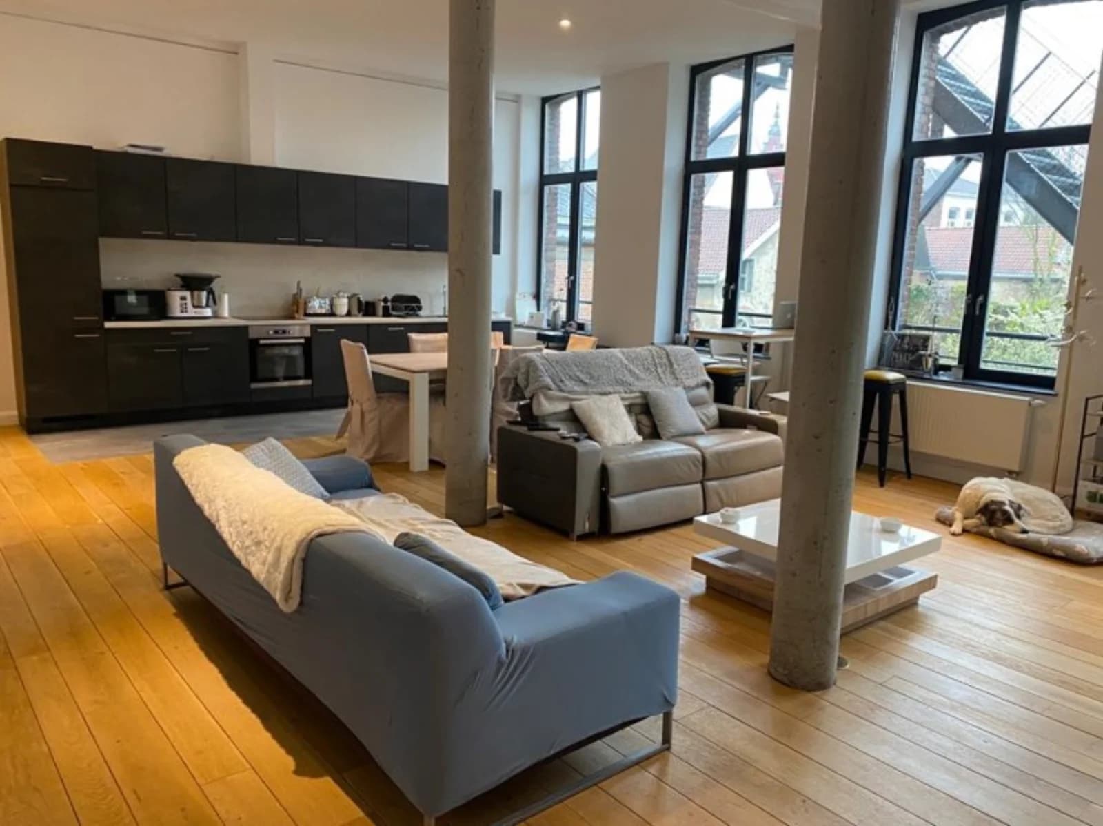 Living room in Magnificent loft-style apartment - 1