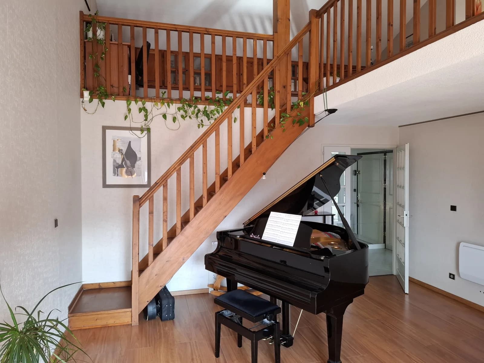 Espace Espace lumineux avec Piano à queue + accès cuisine - 2