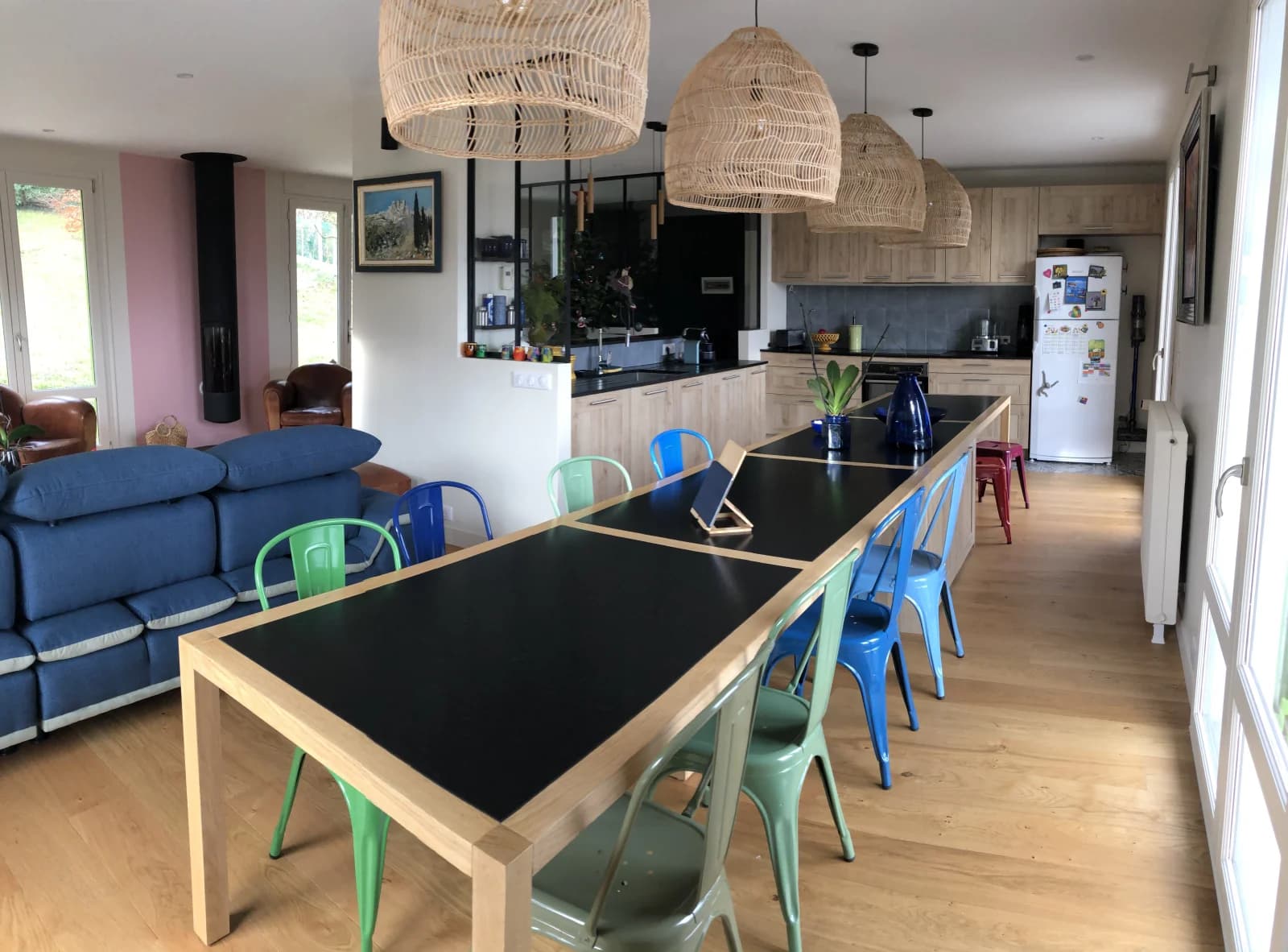 Maison de ville à la campagne, originale et chaleureuse