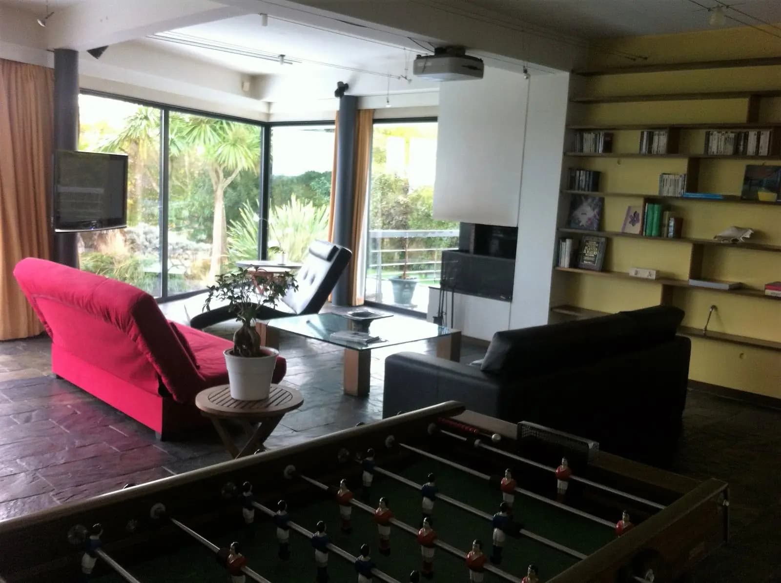 Salon dans Échappée belle: villa vue mer à Saint Brieuc - 1