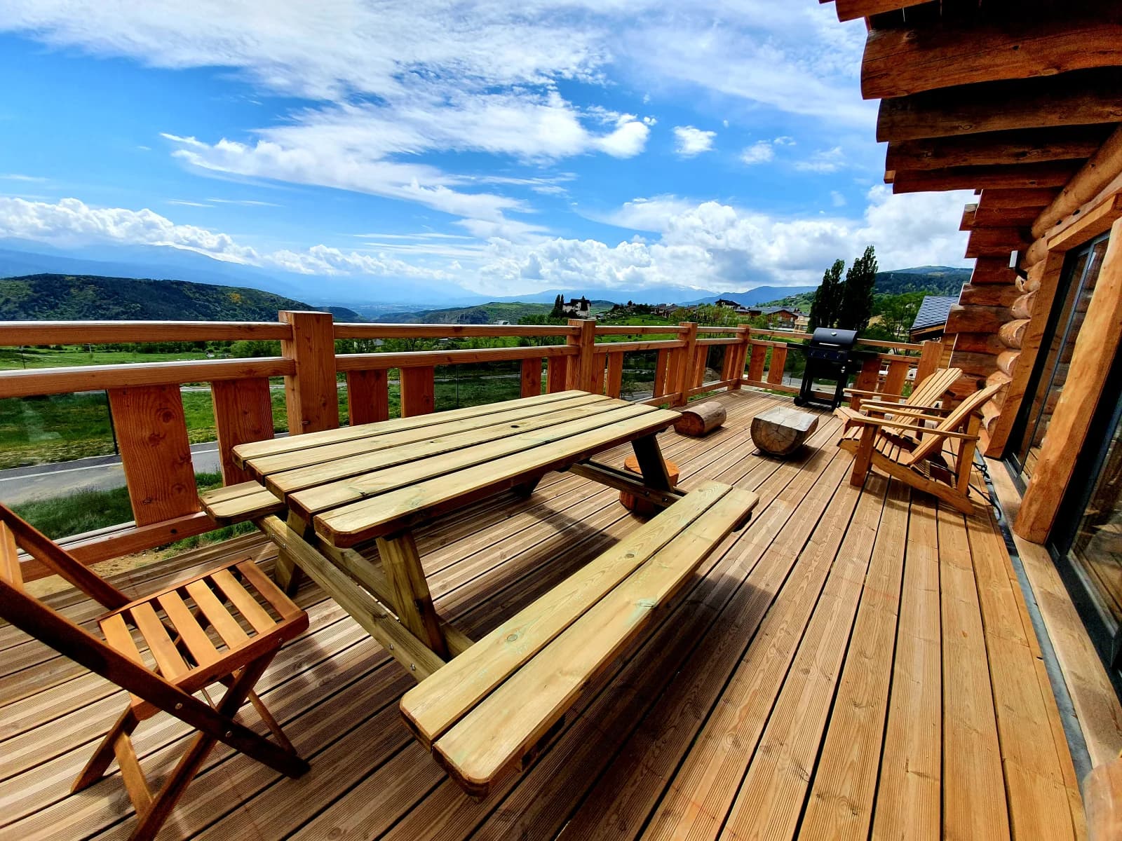 Meeting room in Wooden chalet with large terrace - 1