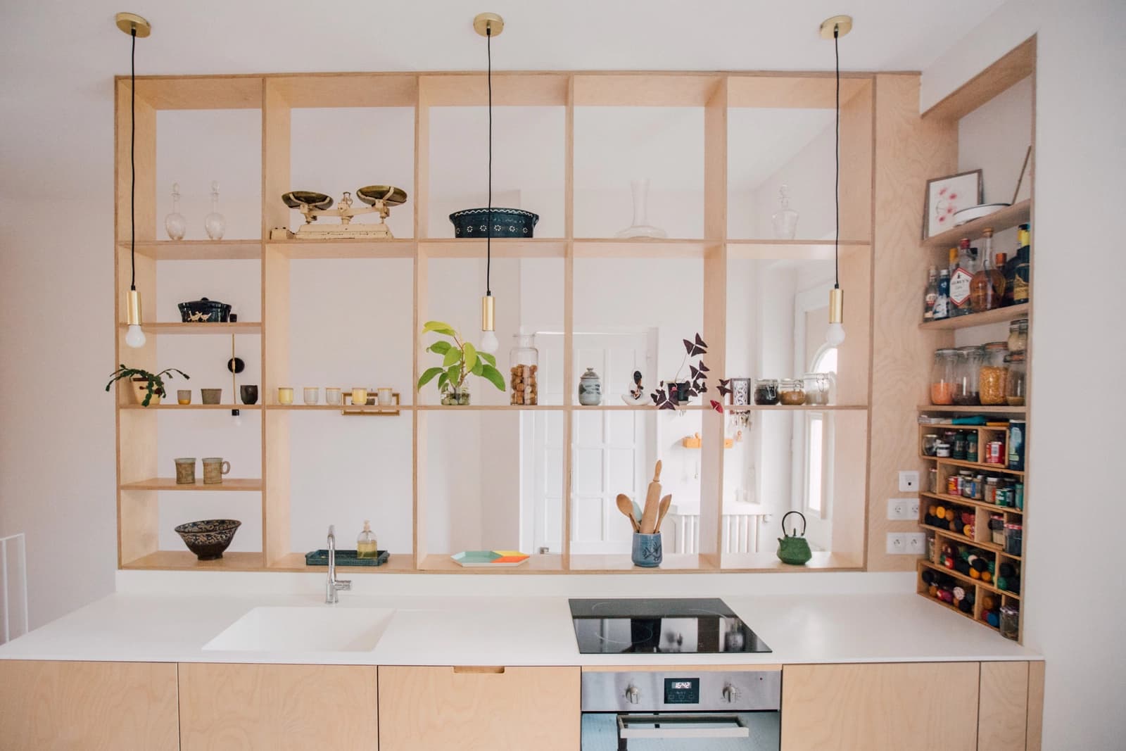 Cuisine dans Appartement conçu par un architecte, design unique - 1