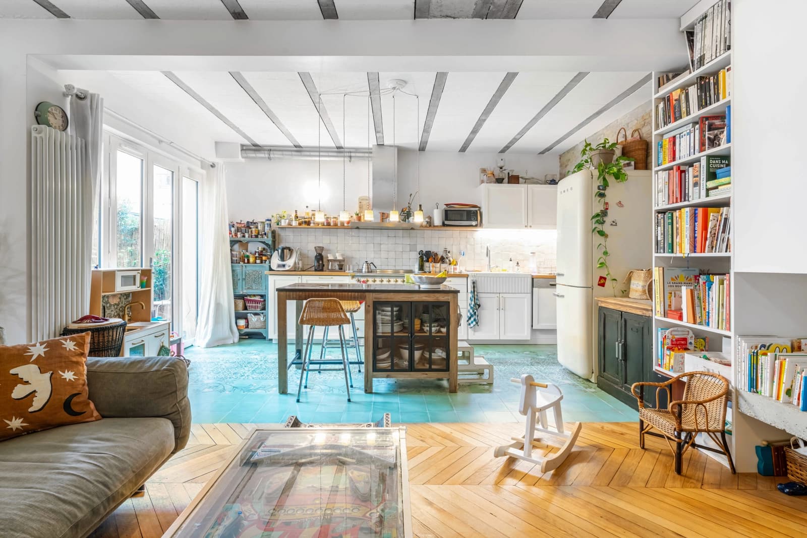 Loft calme, un air de campagne à Paris
