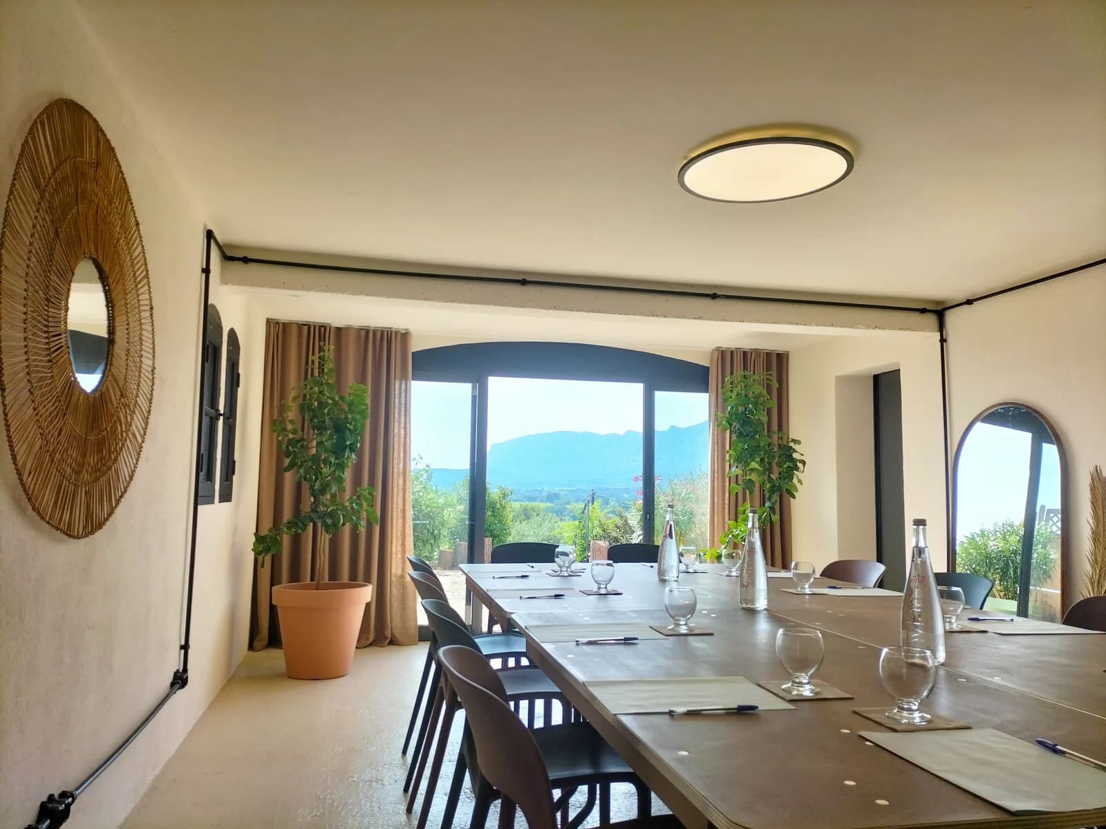 Meeting room with panoramic view