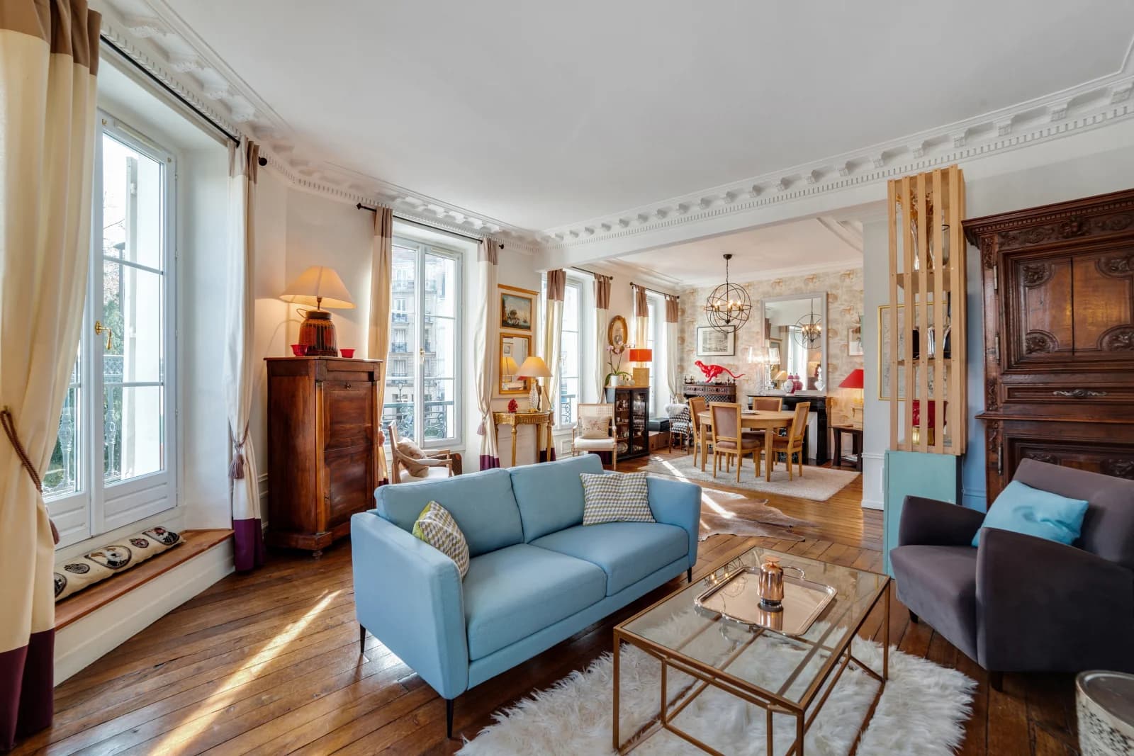 Salon dans Appartement lumineux offrant un panorama exceptionnel - 0