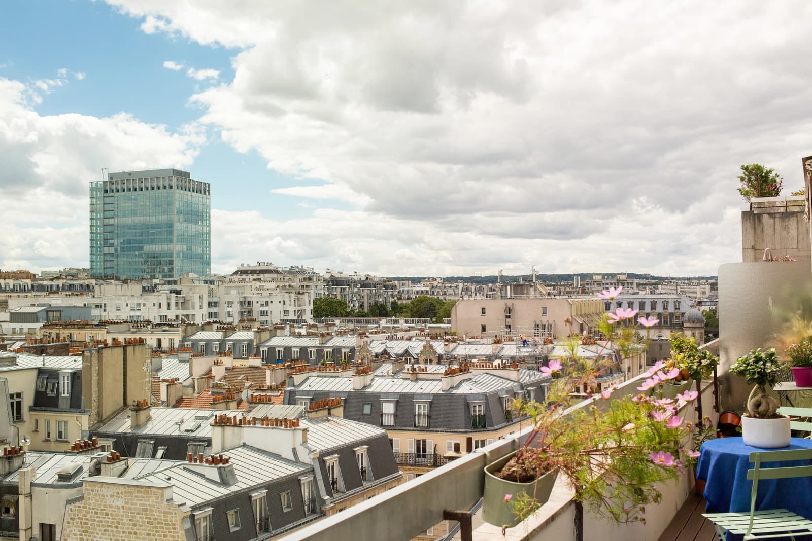 Salle de réunion dans Appartement design avec balcon et vue dégagée - 1