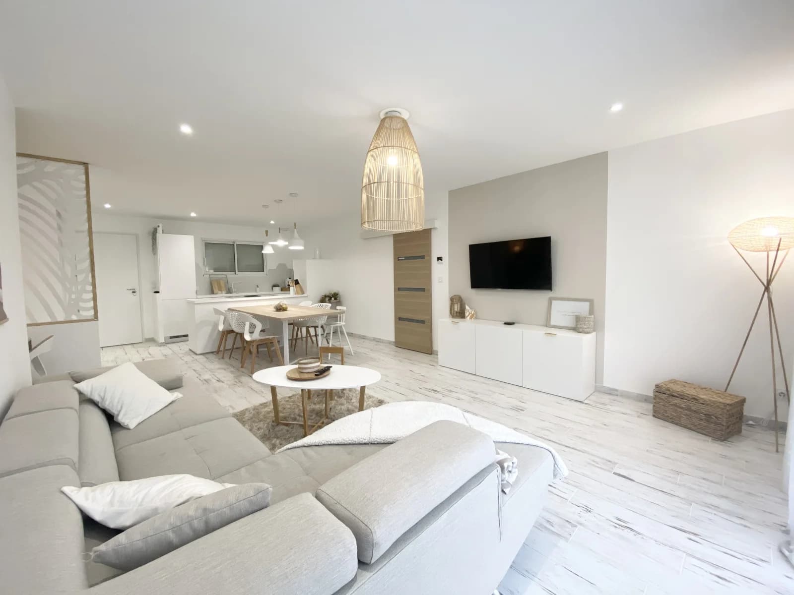 New house with terrace.