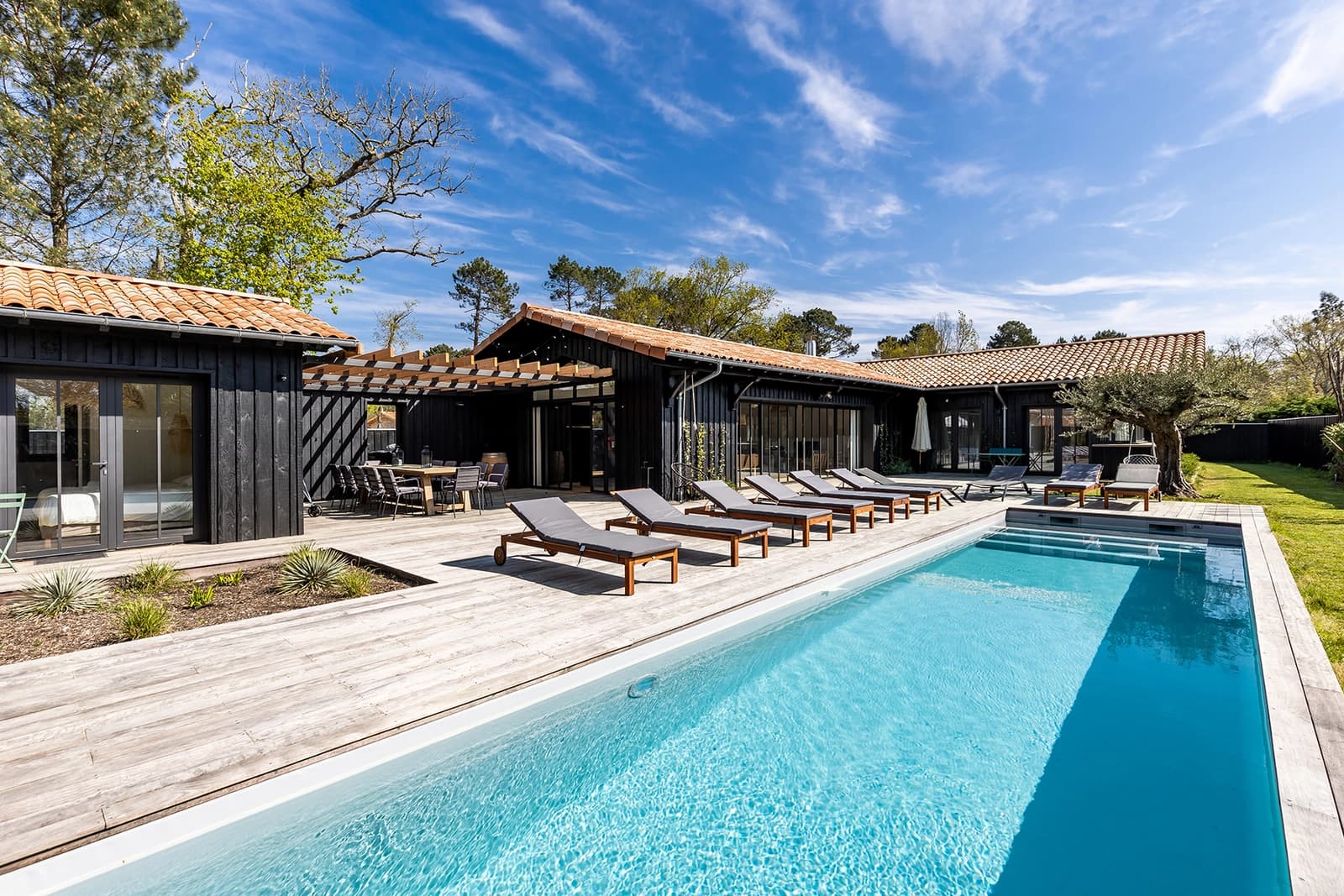 Espace Villa Cap Ferret, piscine et terrain de pétanque - 4