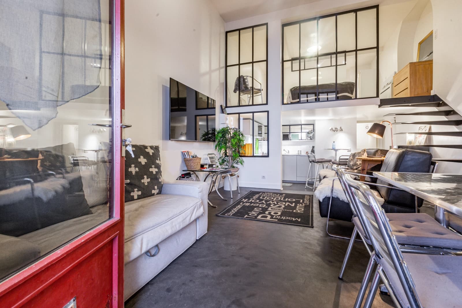 Kitchen in Loft with unique ocean view - 1