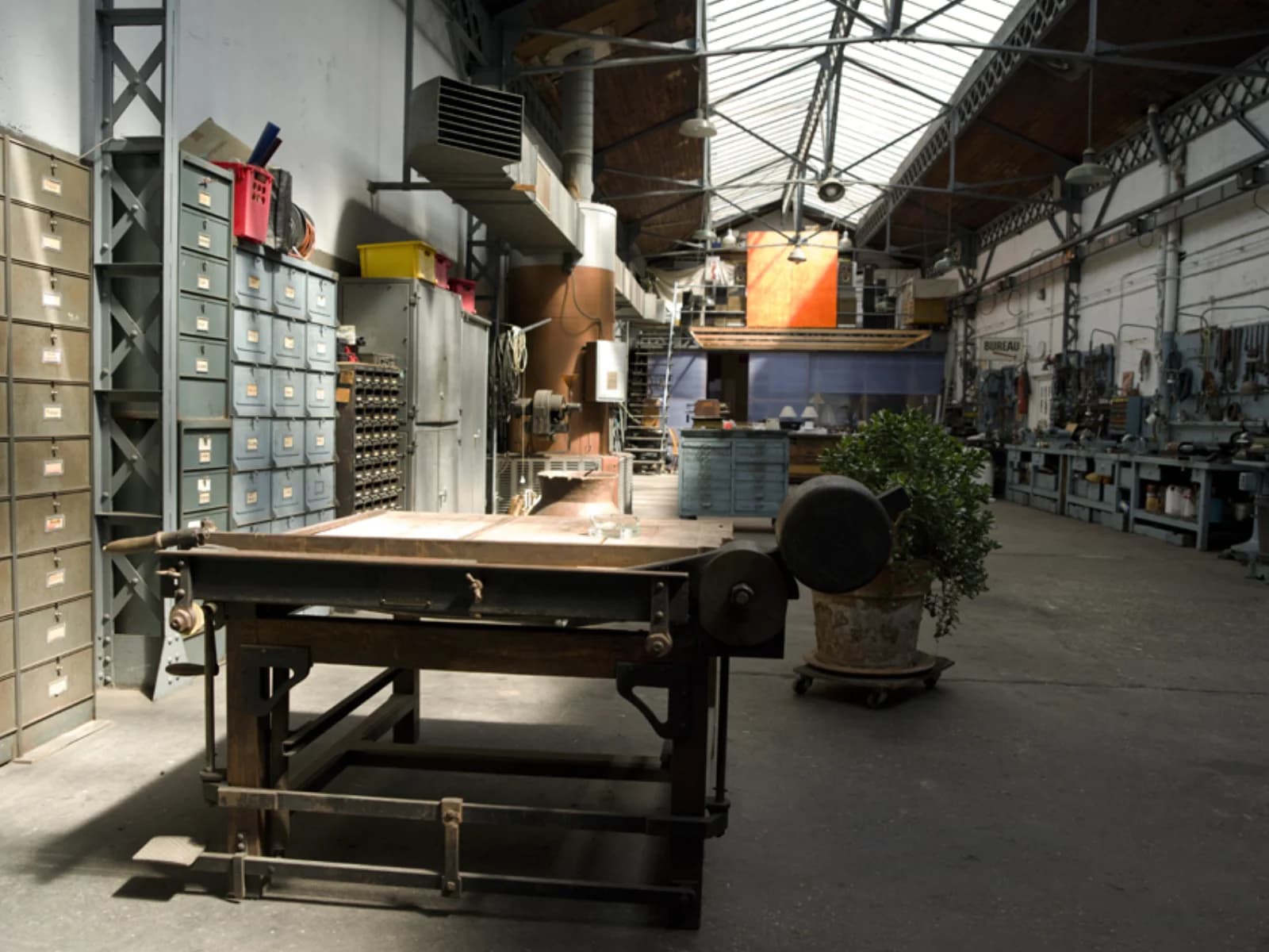 Espace Atelier mécanique d’époque vitré - 2