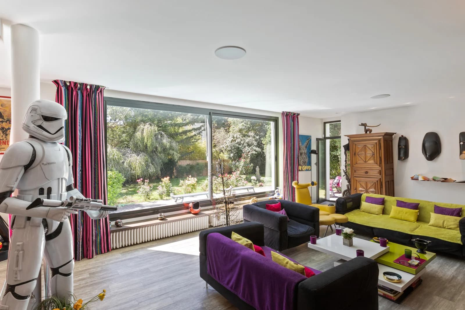 Living room in Architect's house in a park just outside Paris - 1