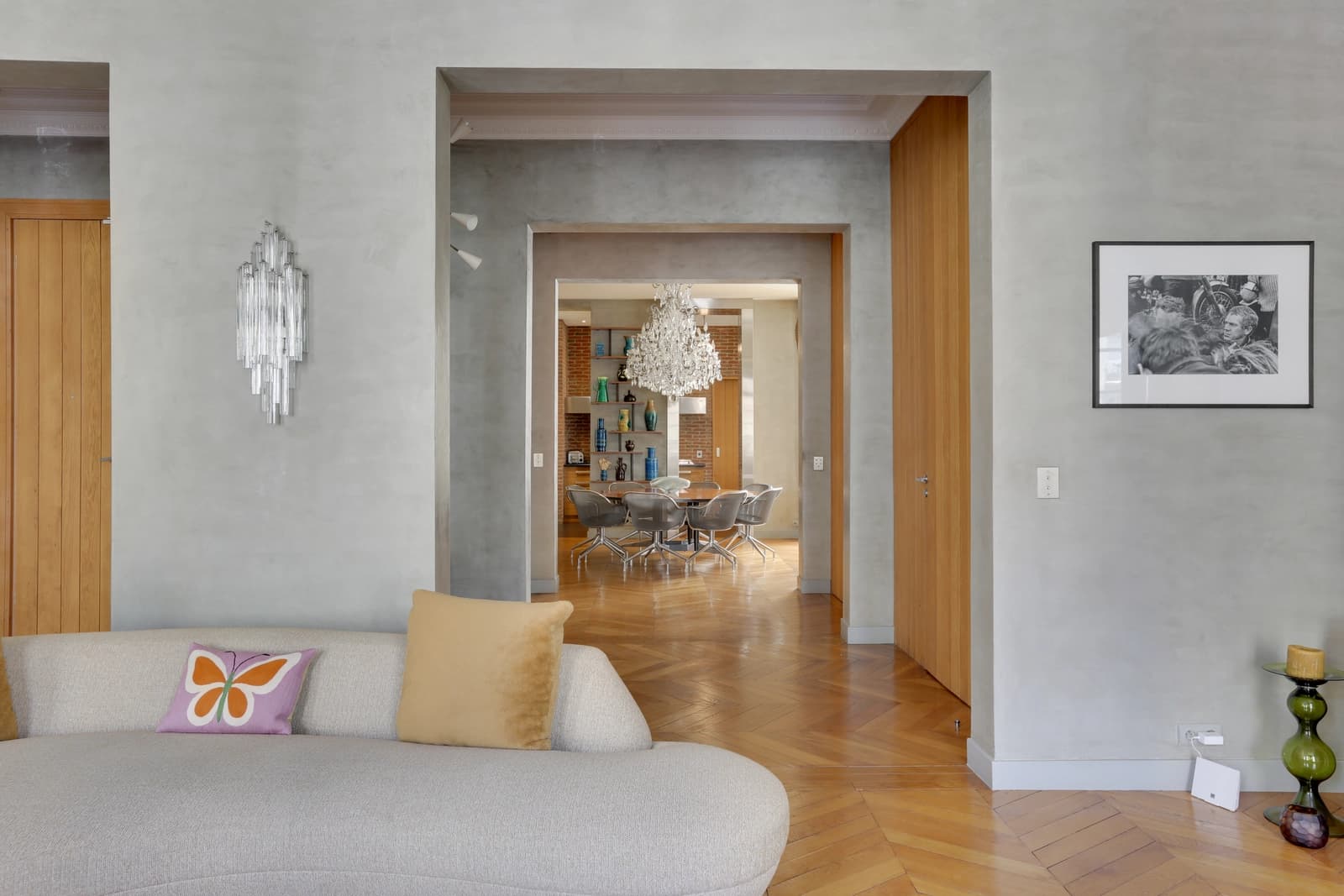 Salon dans Appartement spacieux de 210m², volumes et confort - 1