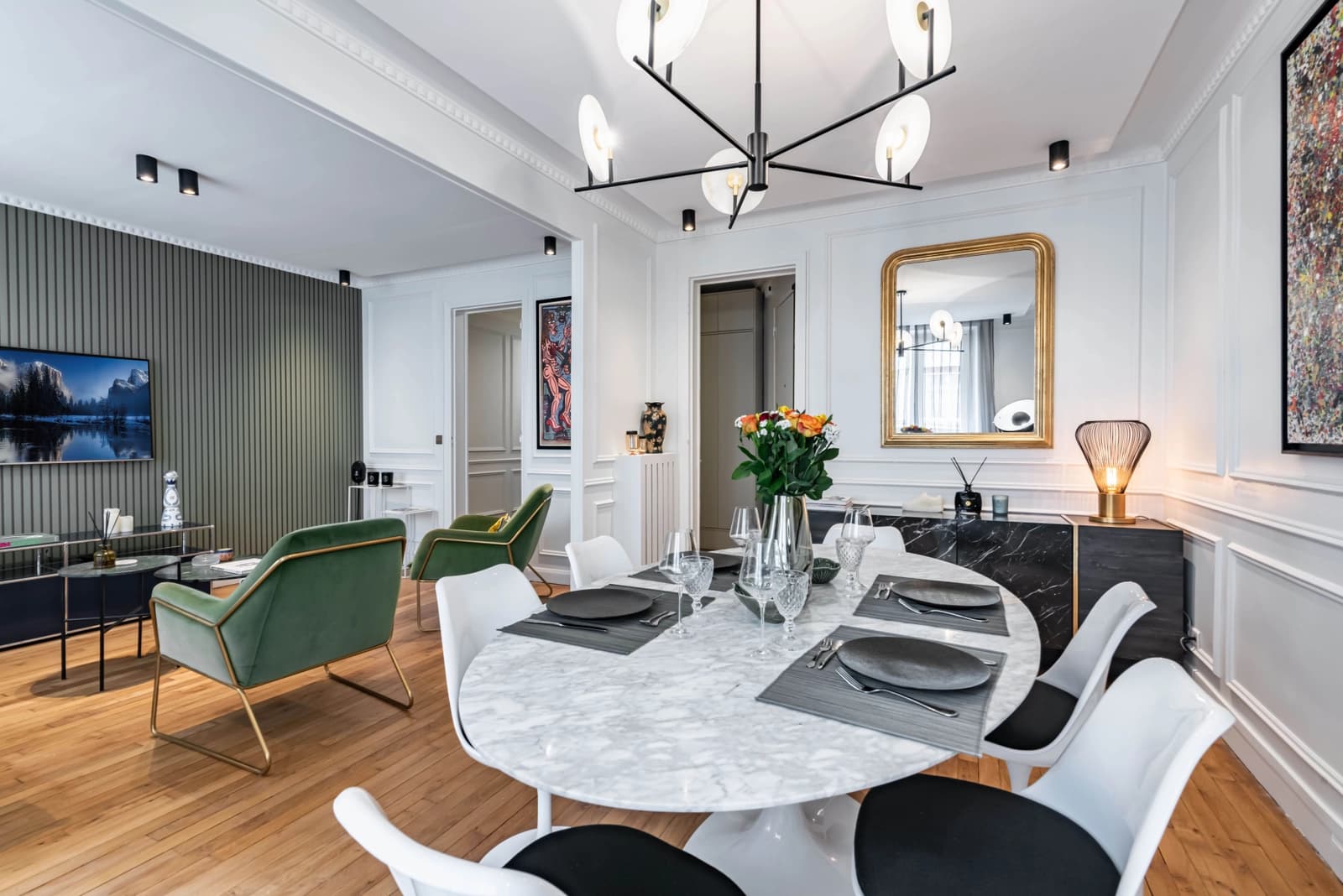 Salle de réunion dans Trocadéro: appartement cosy au chic parisien - 1