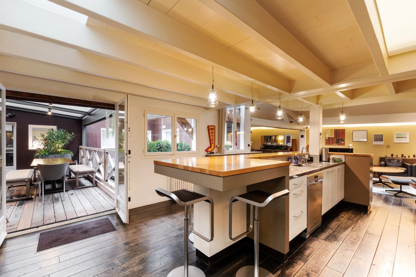 Cuisine dans La Suite du Loft: espace privatif, luxe et confort - 1