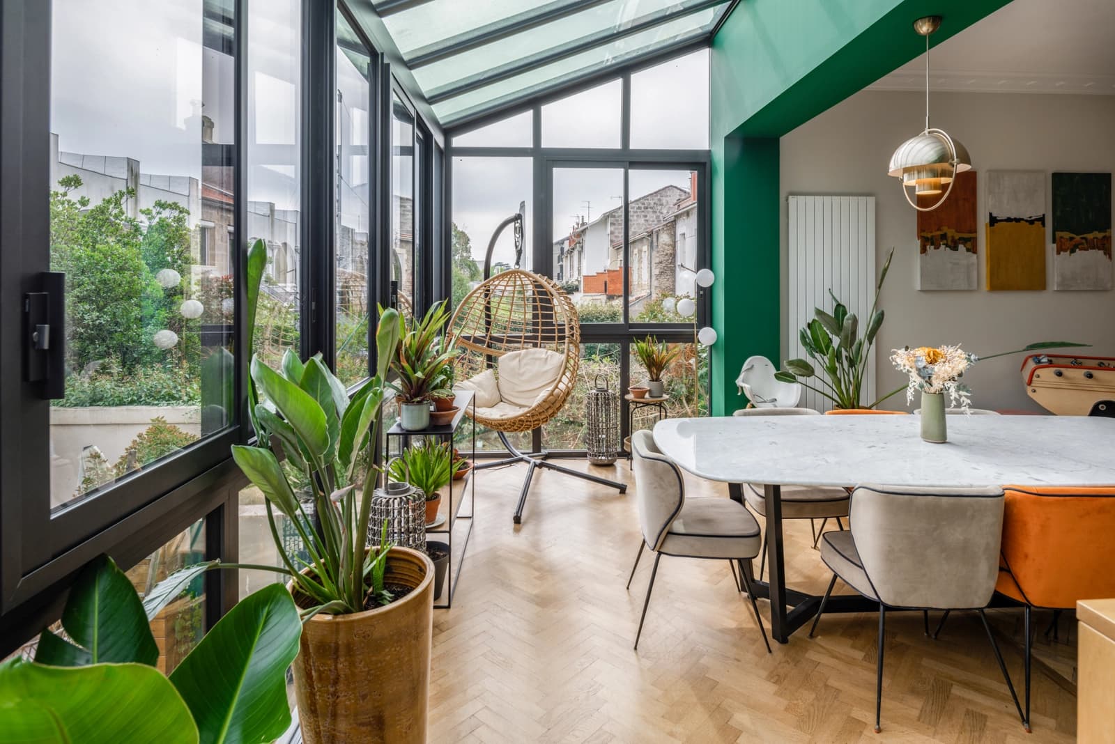 Salle de réunion dans Maison lumineuse au style Art Déco dans le quartier Lescure - 1