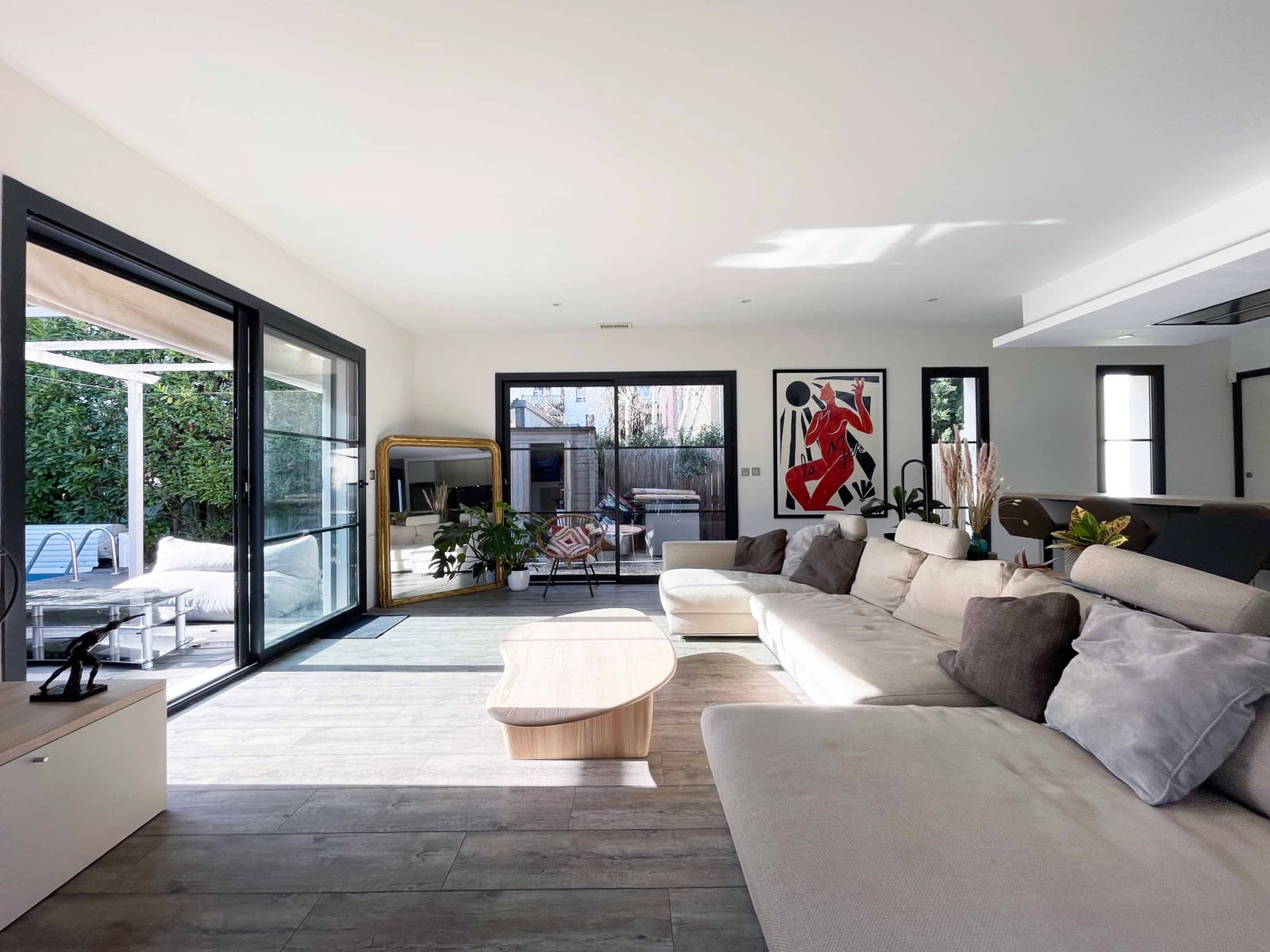Living room in Chill & Work Villa toulousaine spa and pool - 1
