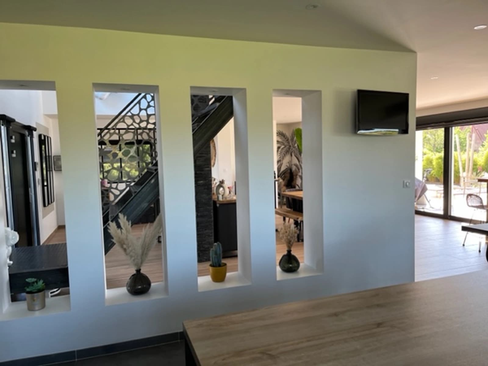 Salon dans Villa avec piscine privée et accès au golf - 1