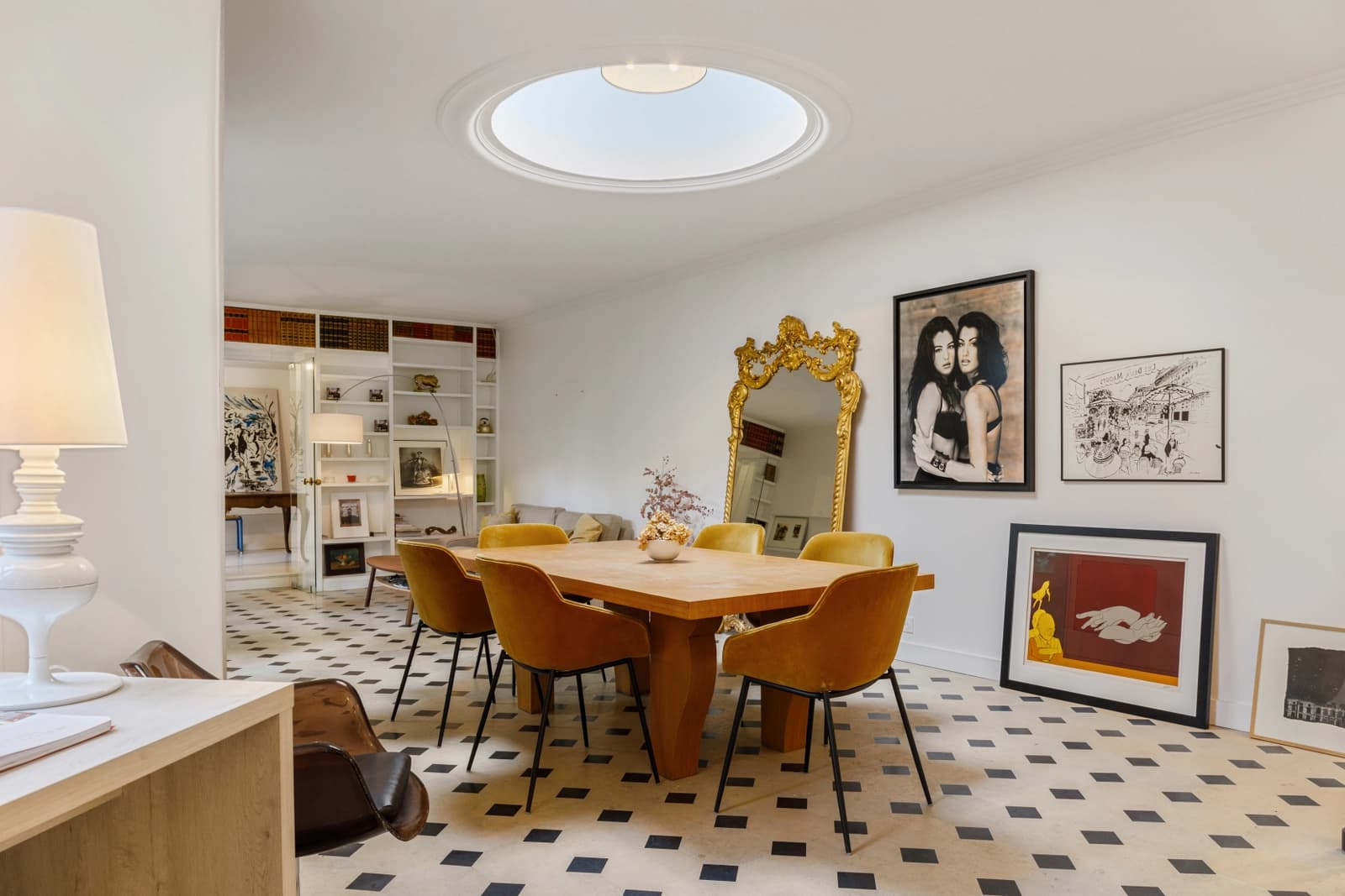 Salle de réunion dans Anciens bains-douches privés transformés en appartement - 1