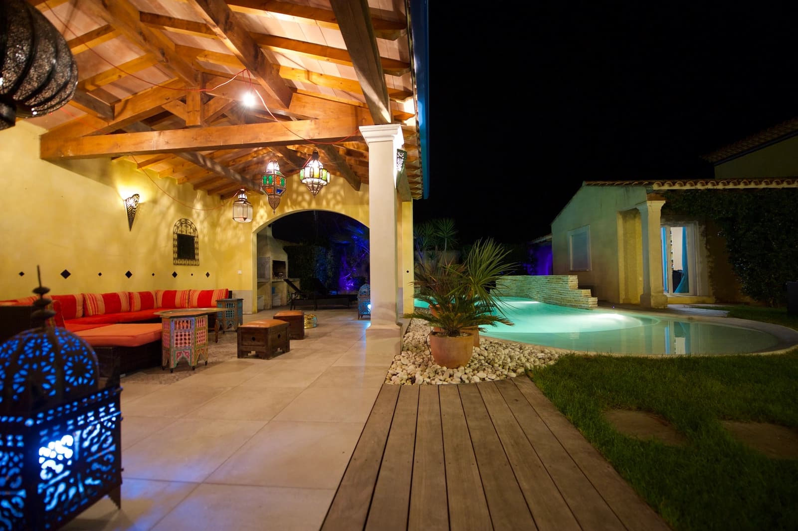 Salle de réunion dans Villa avec piscine à seulement 5 minutes de la plage - 1