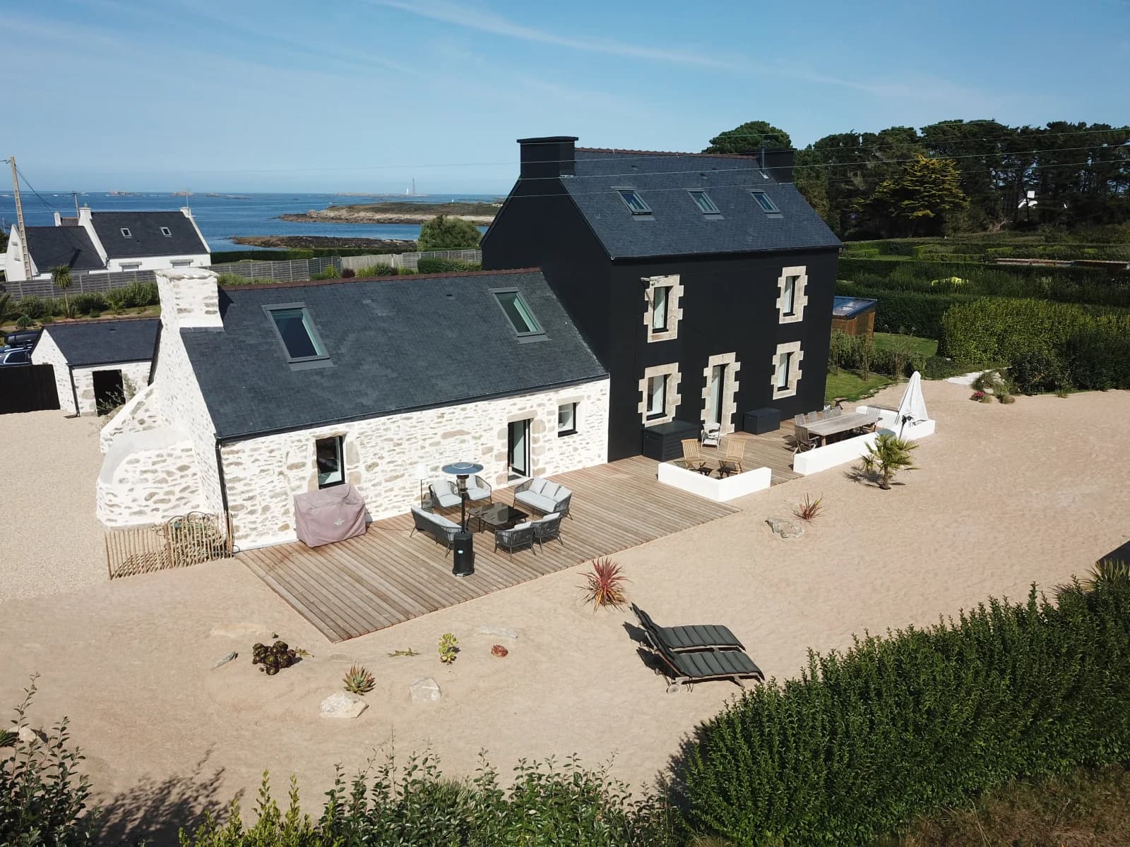 Salle de réunion dans La Californie s'invite en Bretagne: villa d'exception - 1