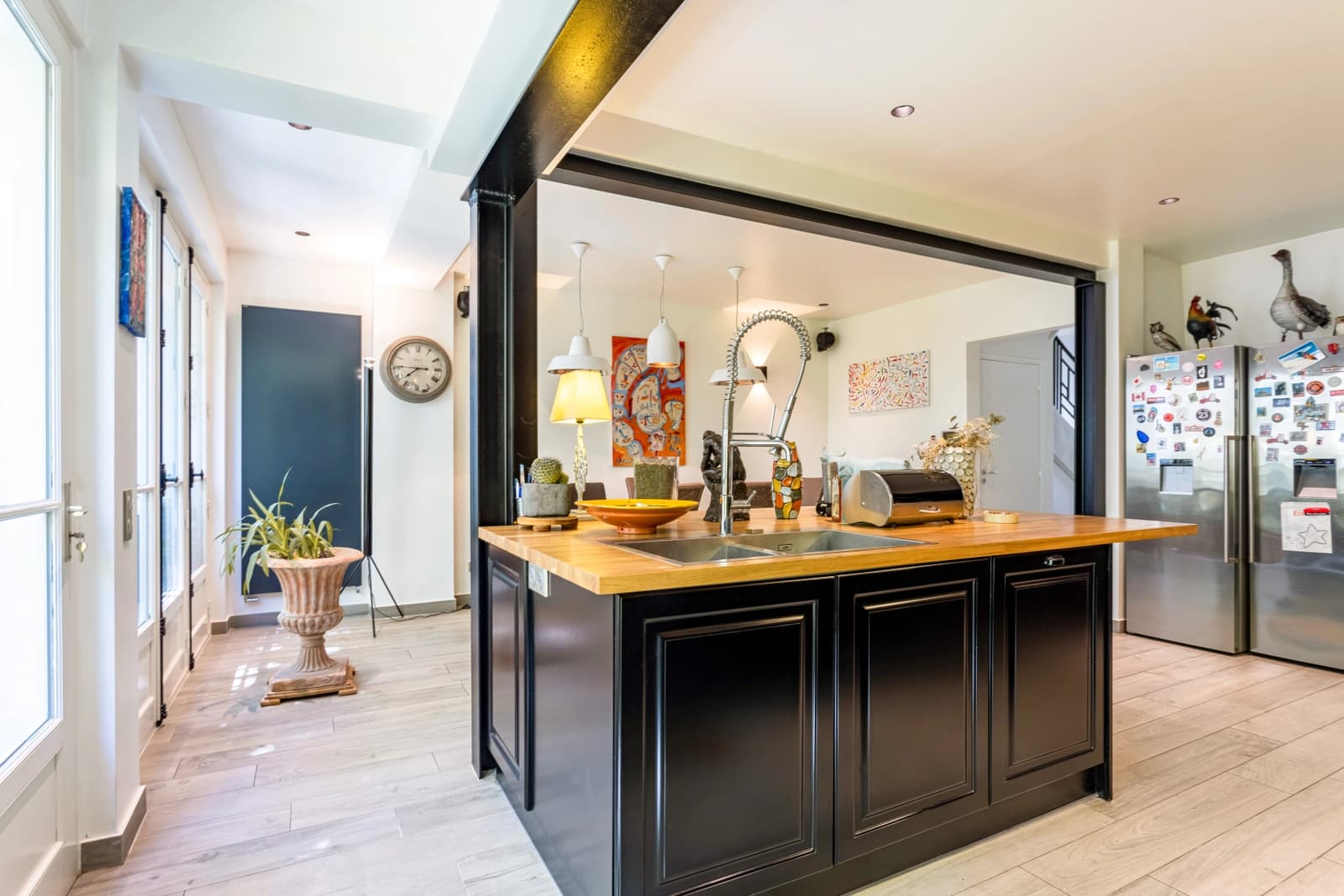 Kitchen in The best view of the Défense district - 1