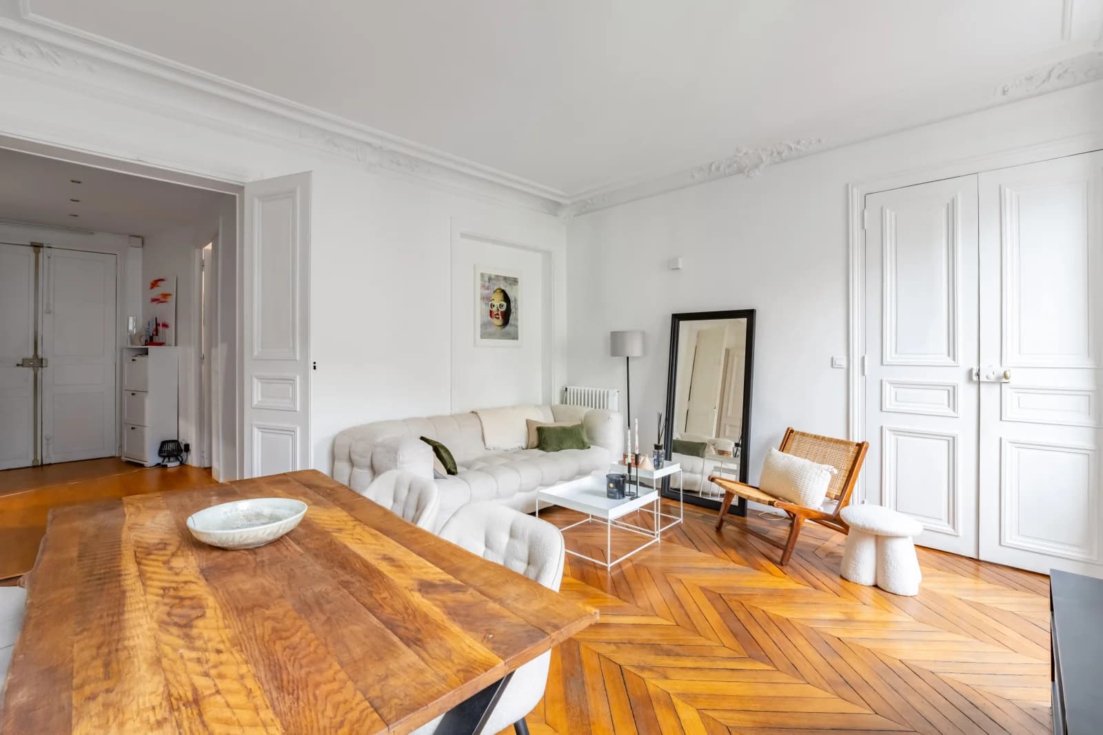 Space Haussmannian apartment - Roland Garros - 2