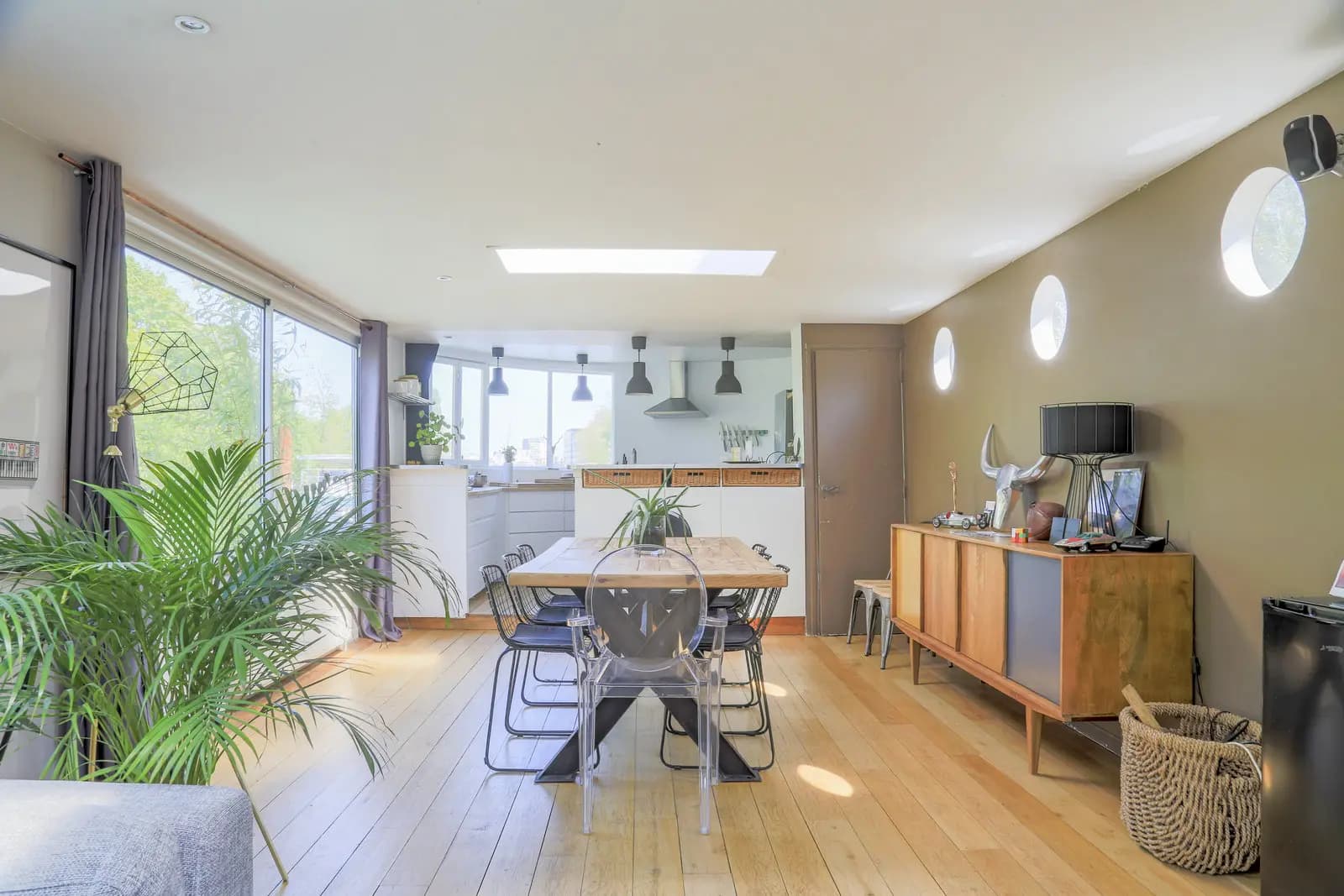 Salle de réunion dans Péniche design et moderne près de l'Ile Saint Germain - 1
