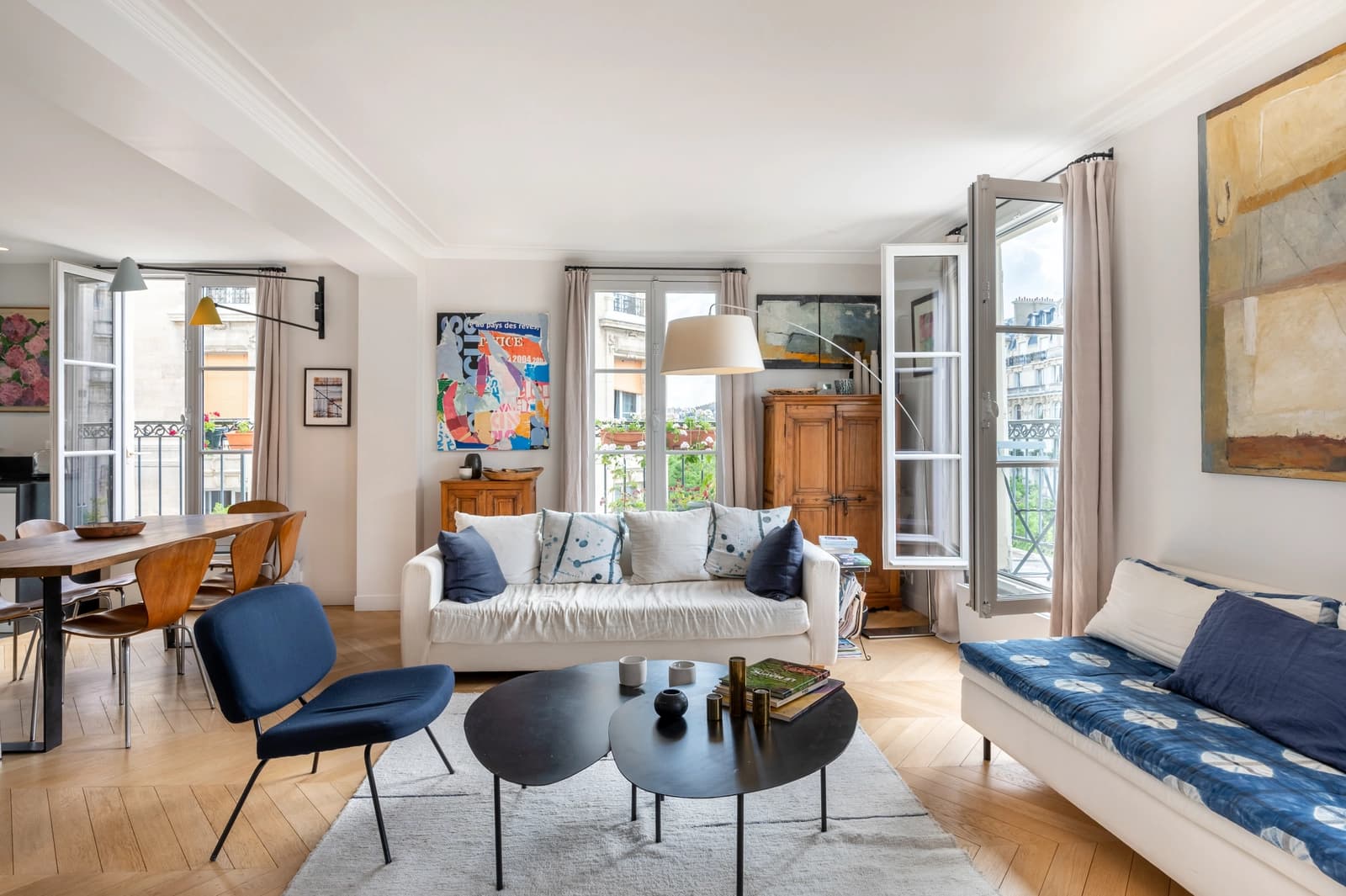 Living room in Cosy, colorful apartment - 1